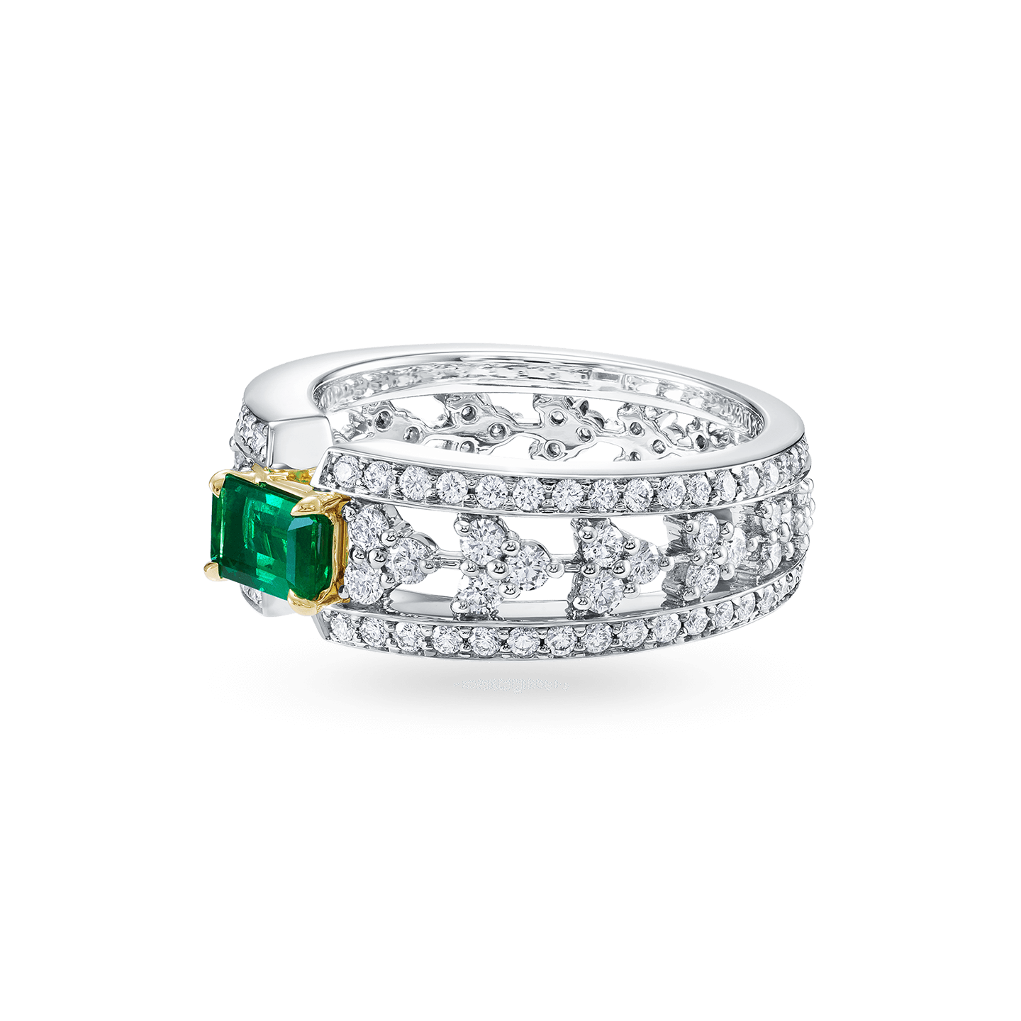 Harry winston emerald cut ring discount