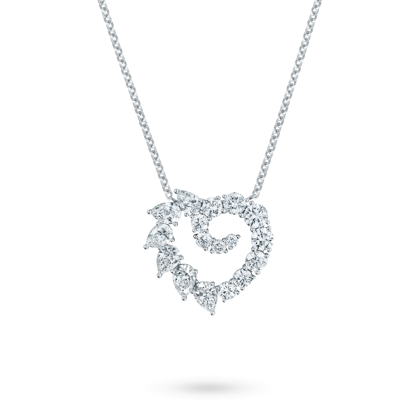 Garland Small Heart Diamond Pendant, Product Image 1