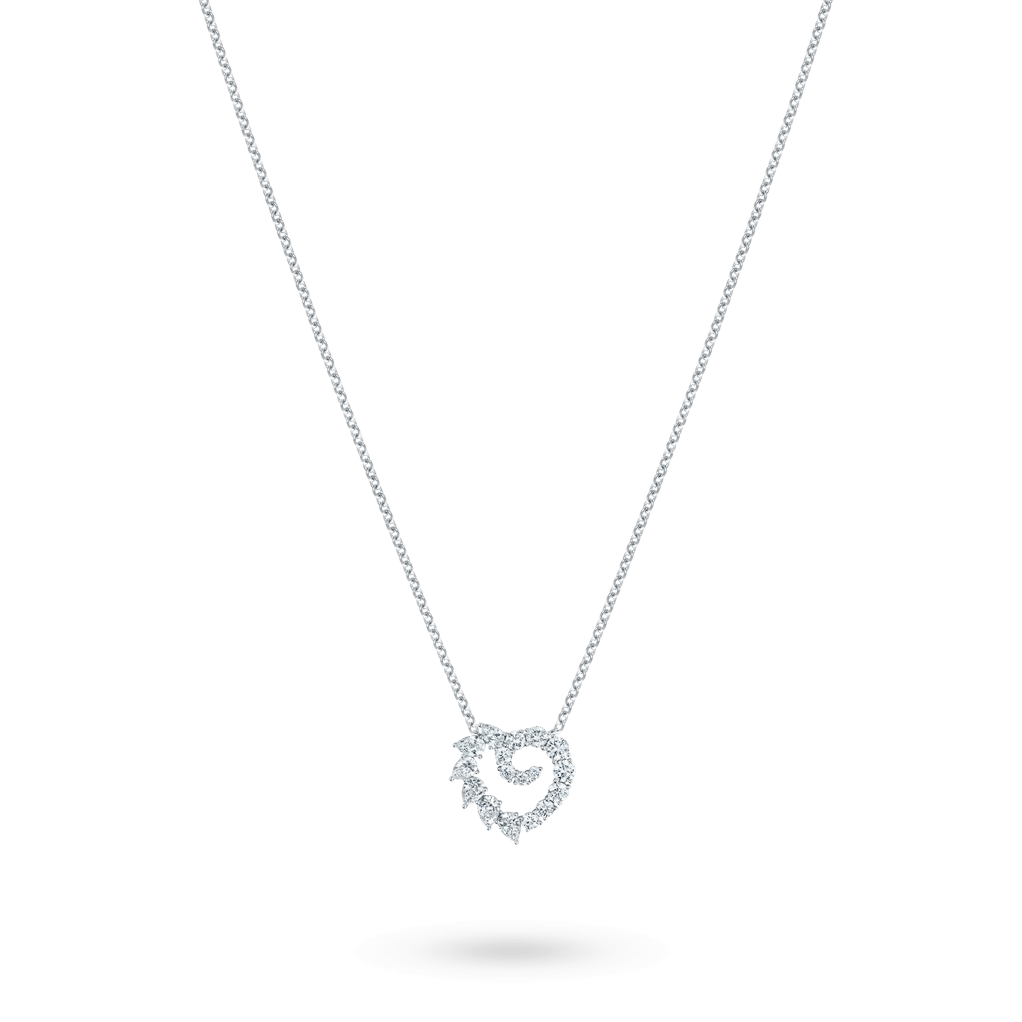 Garland Small Heart Diamond Pendant, Product Image 2