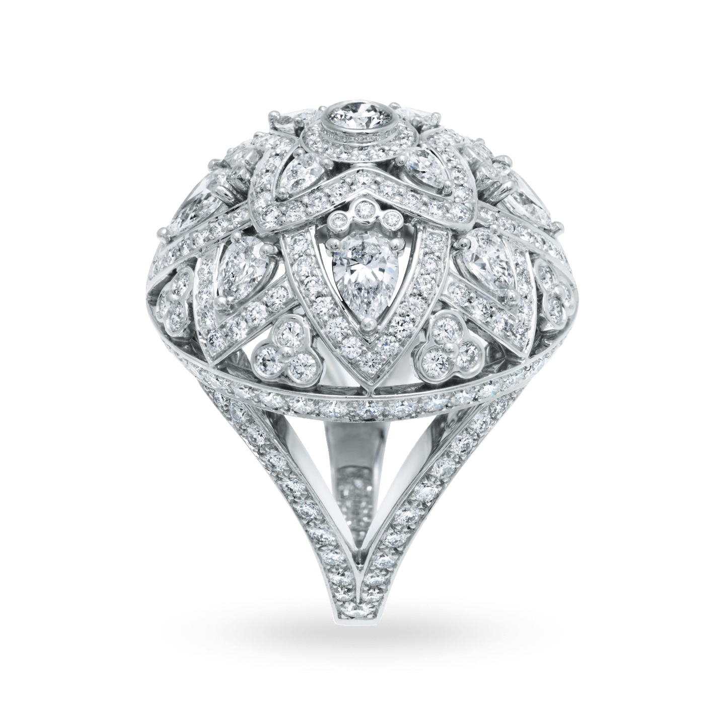 Lotus Diamond Ring, Product Image 2