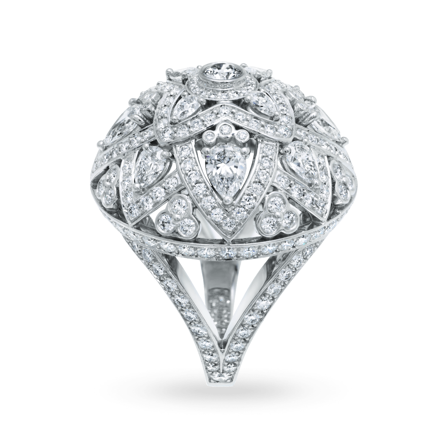 Lotus Diamond Ring Harry Winston