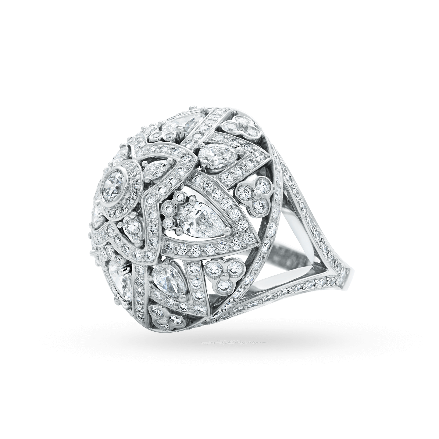 Lotus Diamond Ring, Product Image 3