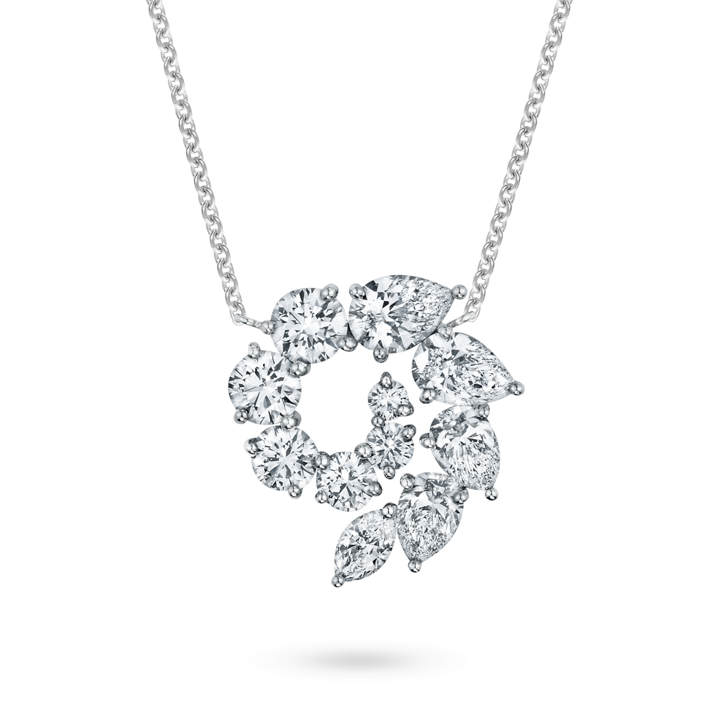 Winston Gates Platinum Diamond Pendant | Harry Winston