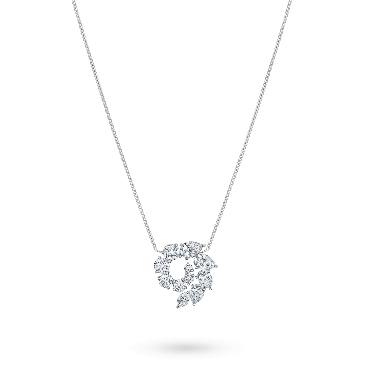 Harry Winston 18k Yellow Gold 4.53ct Cabochon Emerald Diamond Necklace – CJ  Charles Jewelers