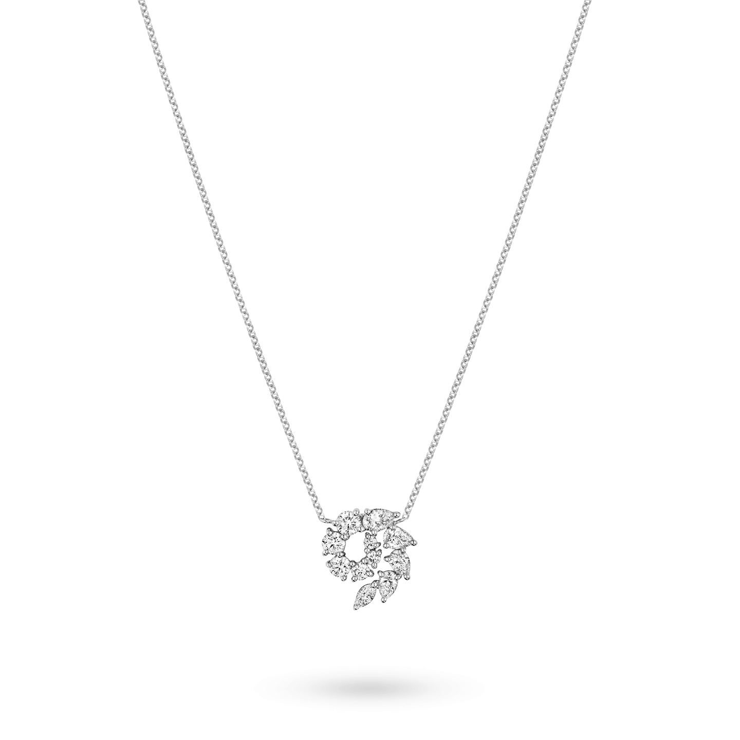 Open Cluster Small Diamond Pendant, Product Image 2