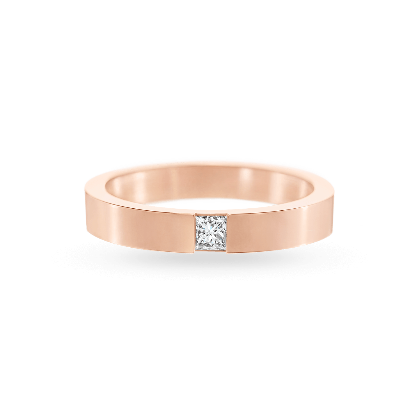 Peach Sapphire and Diamond Rose Gold Ring – Jewellers Workshop