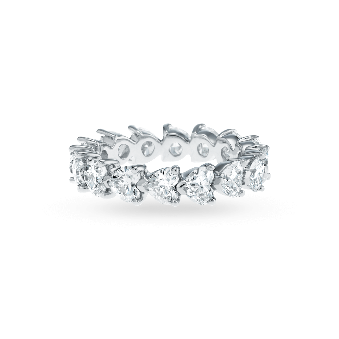 Heart shaped wedding ring sets on sale