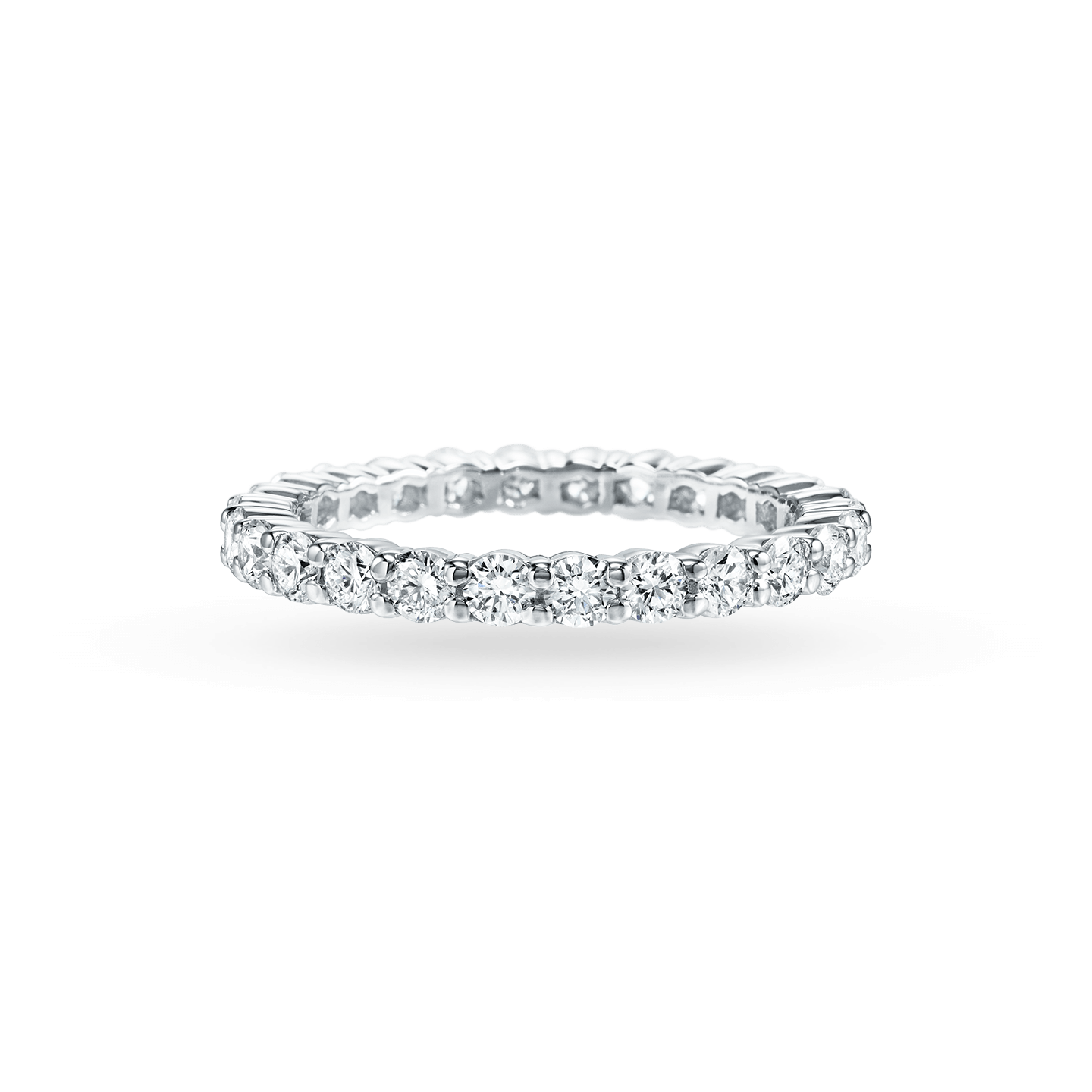 All round diamond wedding band hot sale