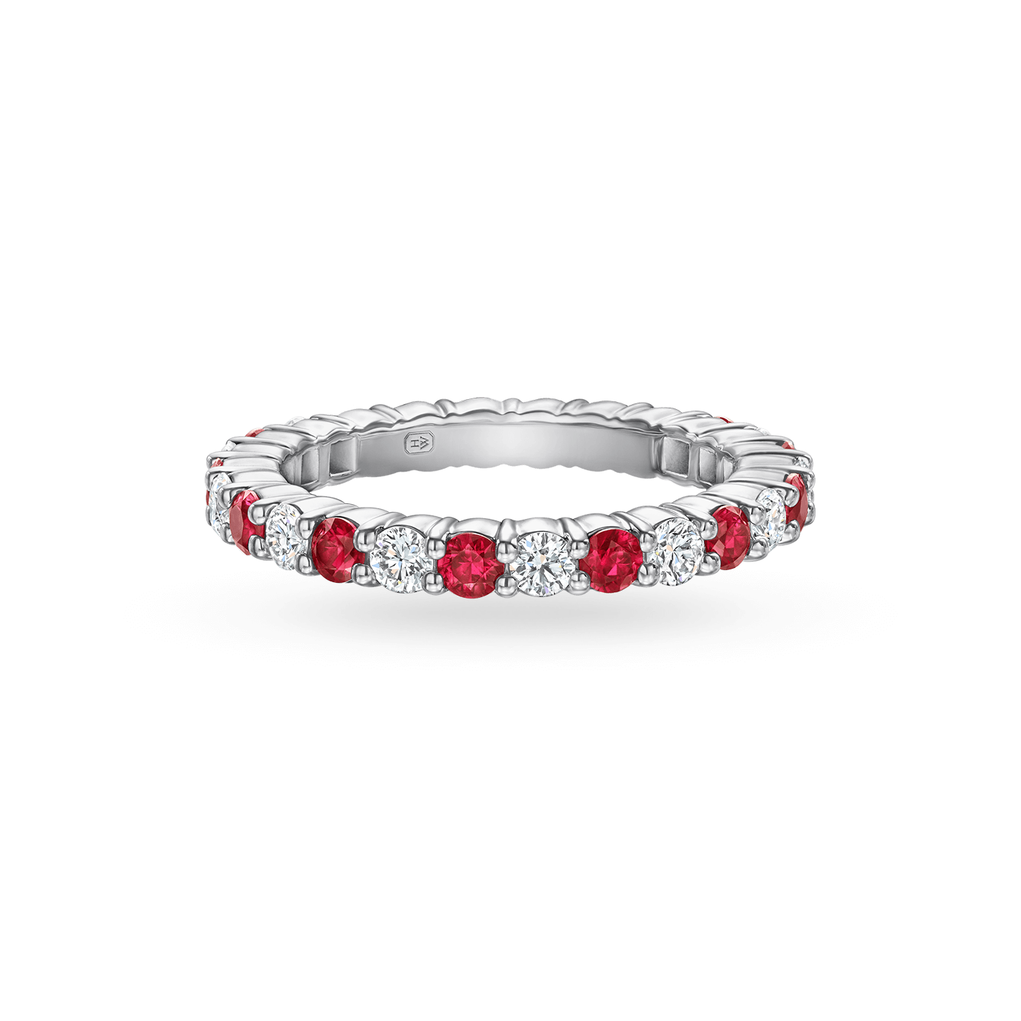 Ruby diamond band clearance