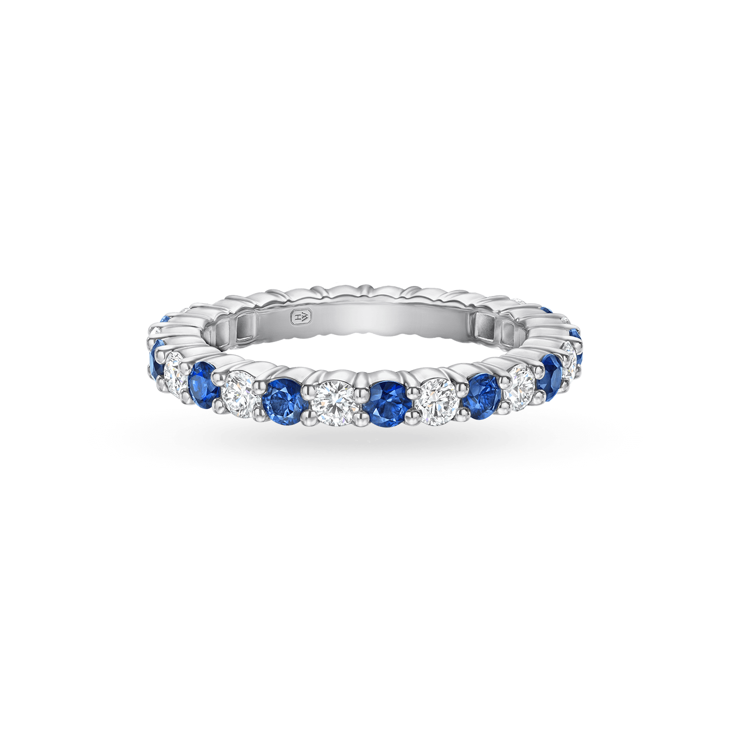 Diamond and sapphire eternity band deals