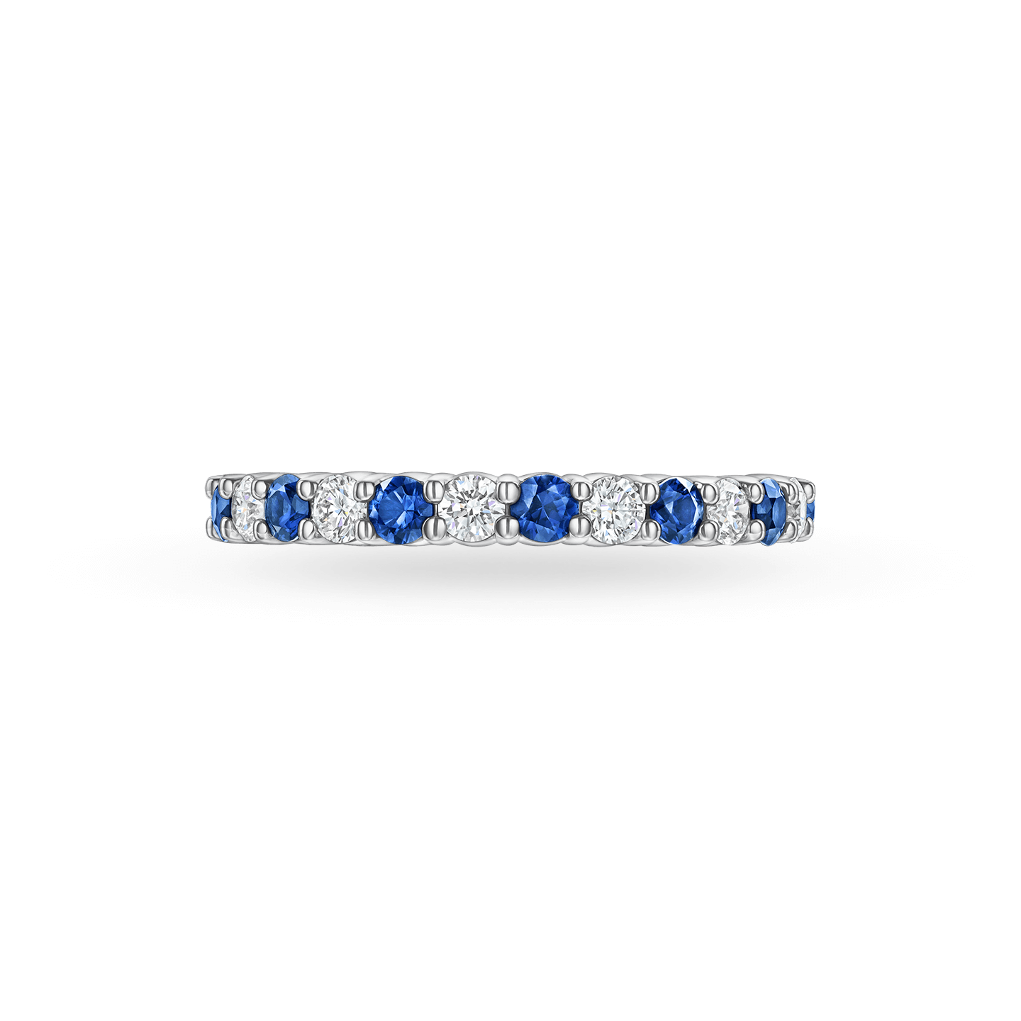 Diamond and sapphire band clearance