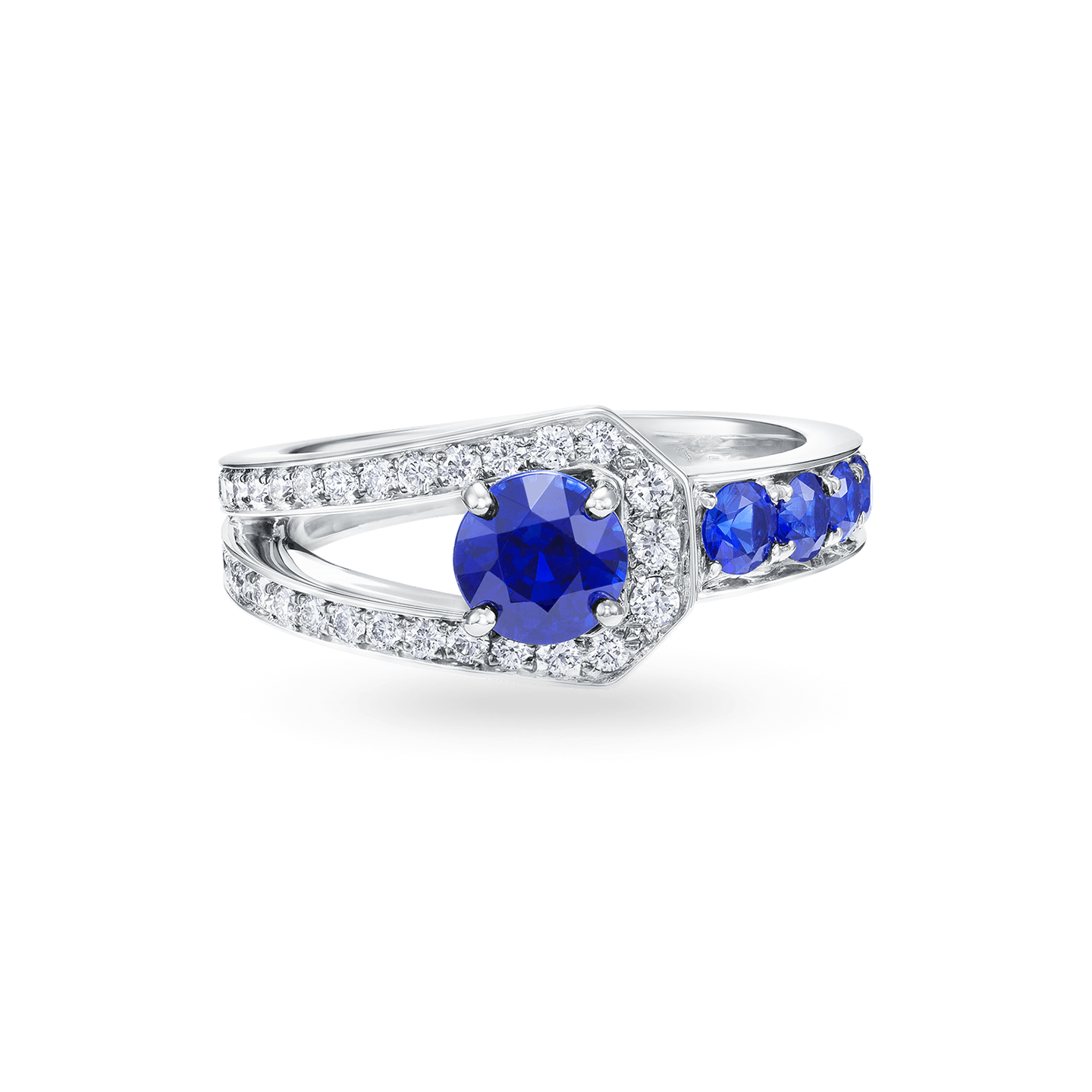 Sapphire and Diamond Ring Harry Winston