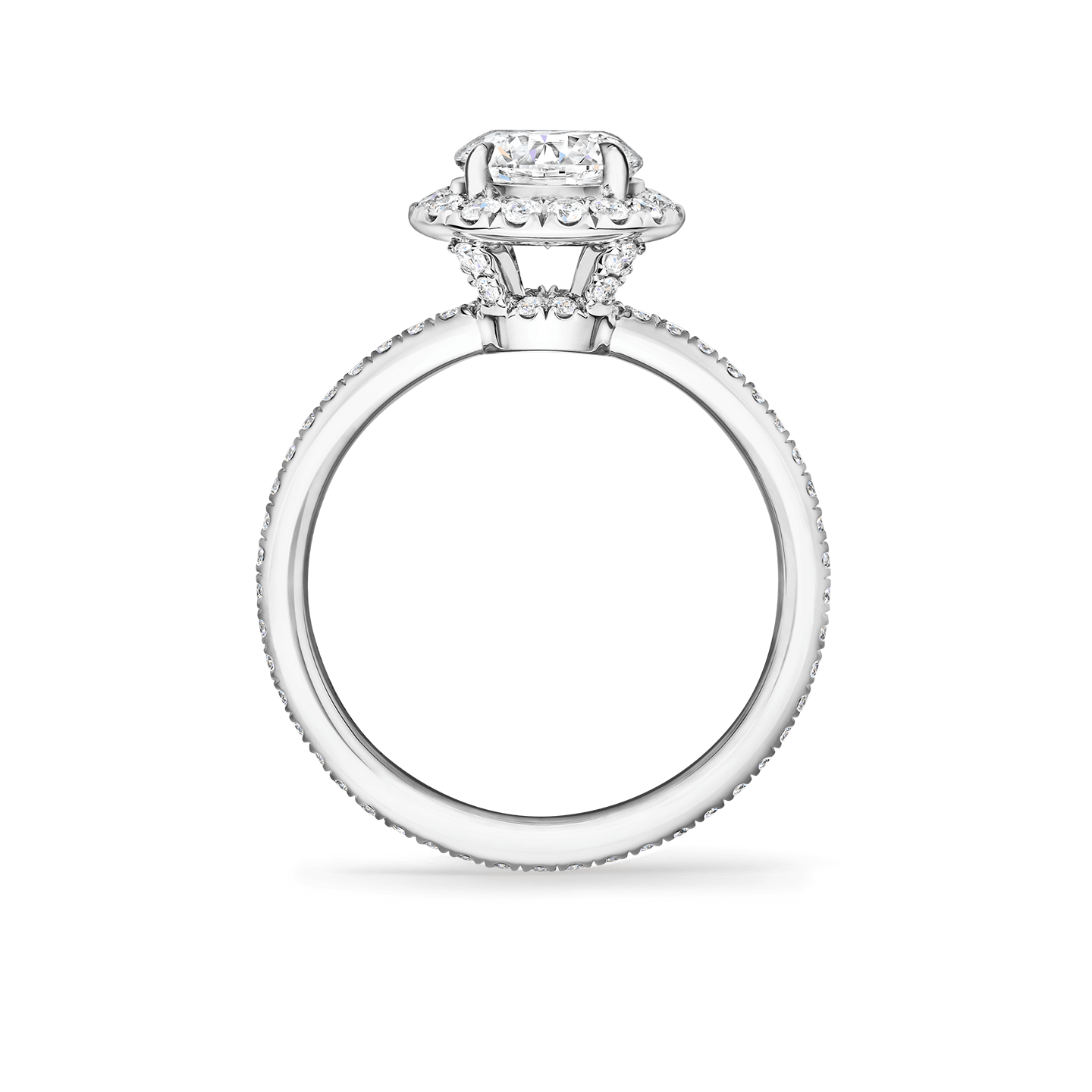 The One Round Brilliant Engagement Ring Harry Winston
