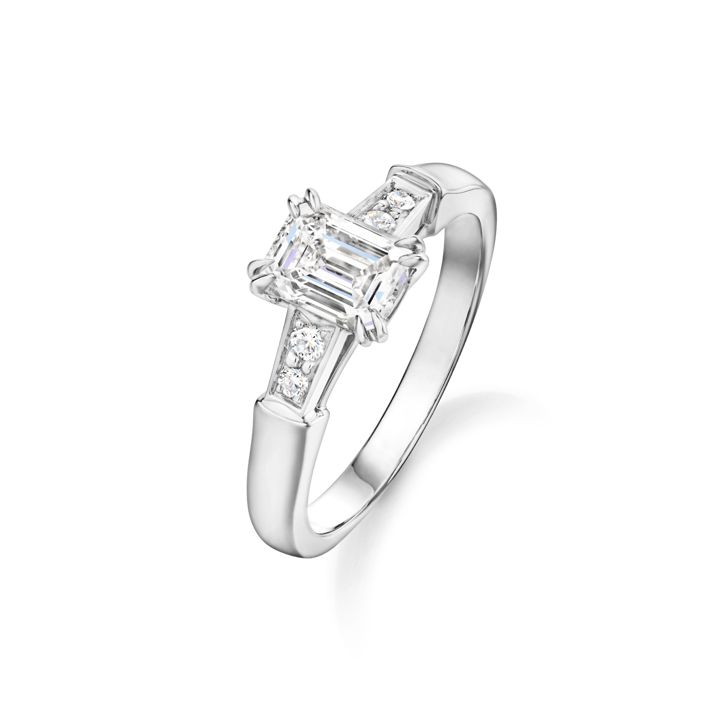 Tryst Emerald Cut Engagement Ring Harry Winston