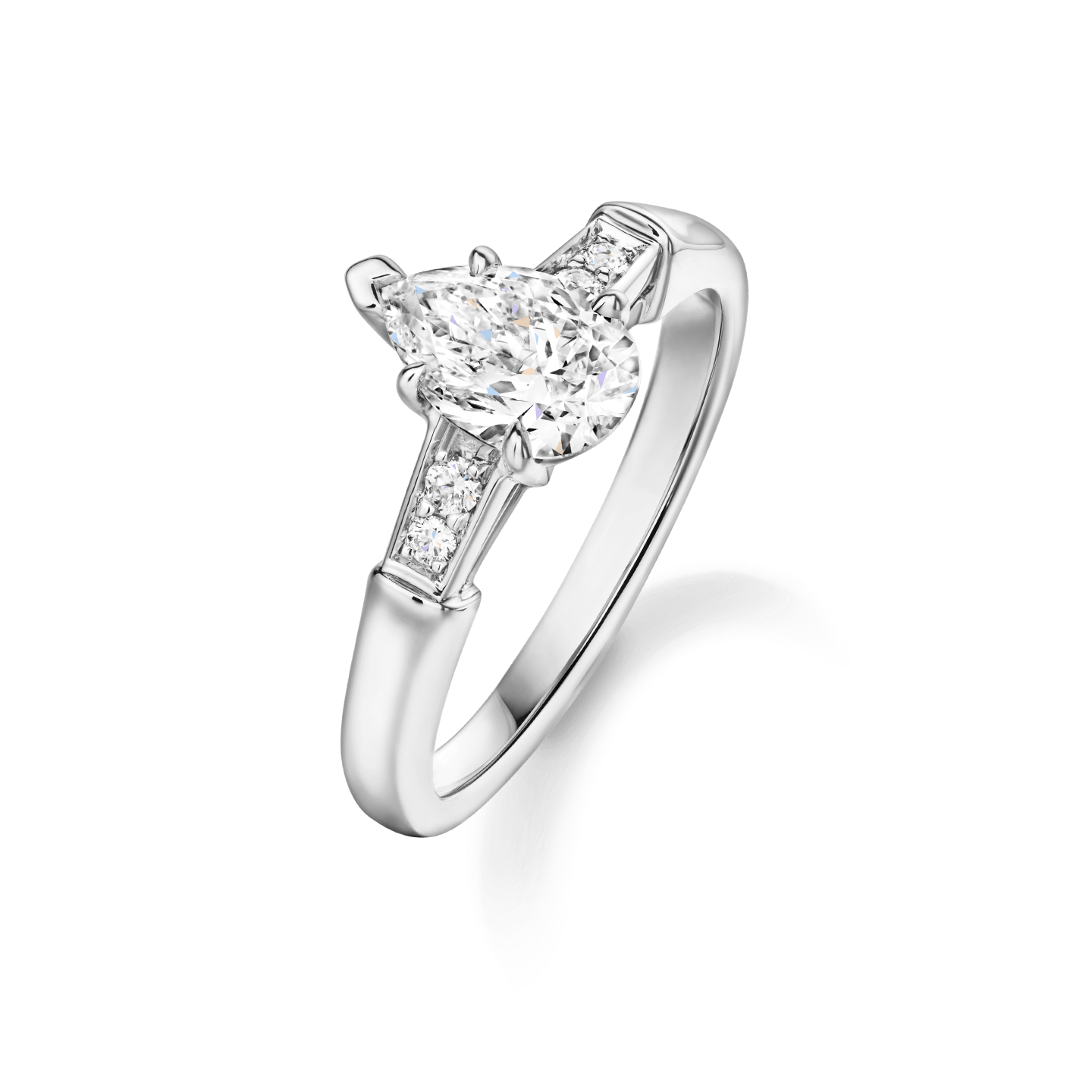 Tryst Pear Shaped Engagement Ring Harry Winston