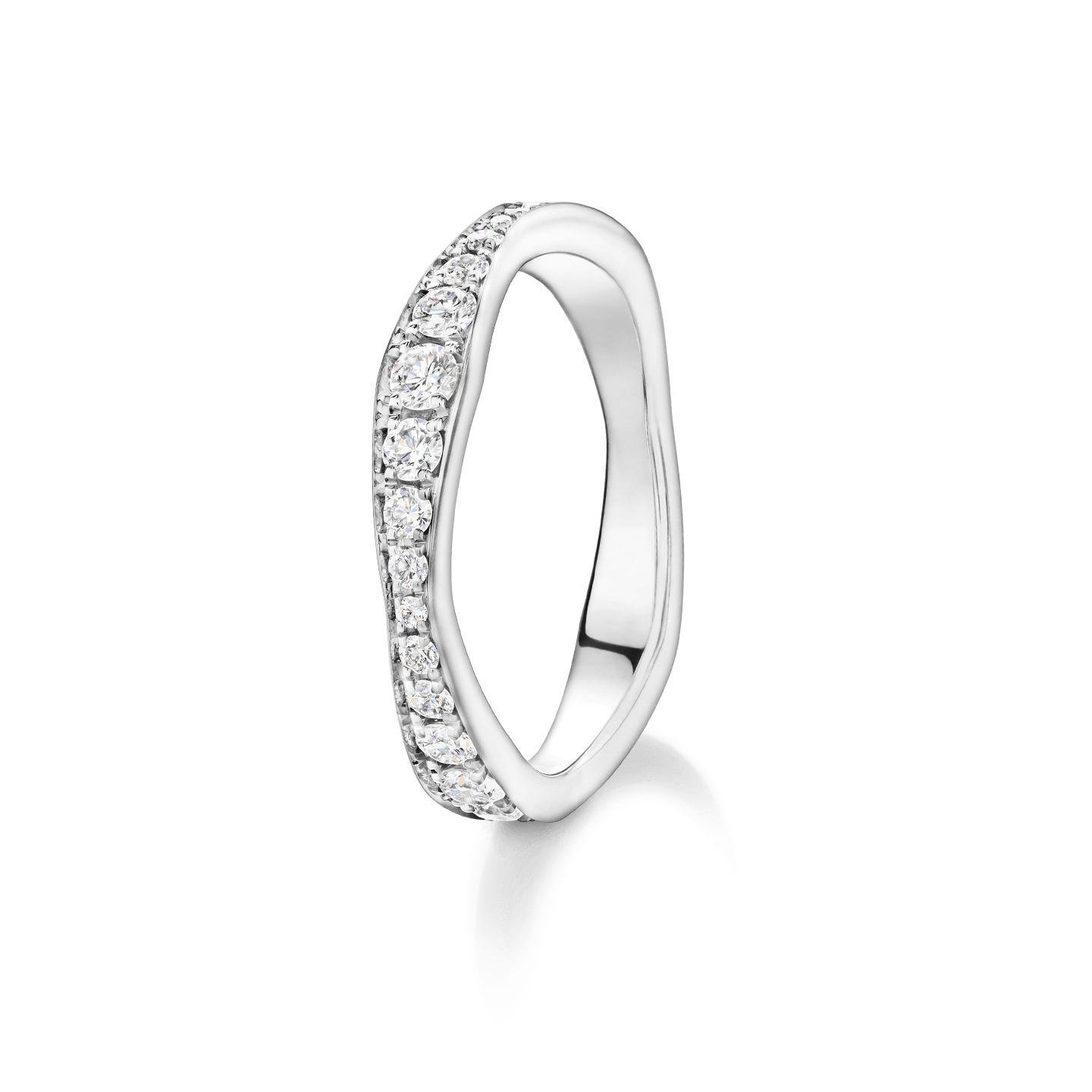 Harry Winston(ハリー・ウィンストン)ウェーブ・リング パヴェウェーブ・バンドリング|ハリー・ウィンストン