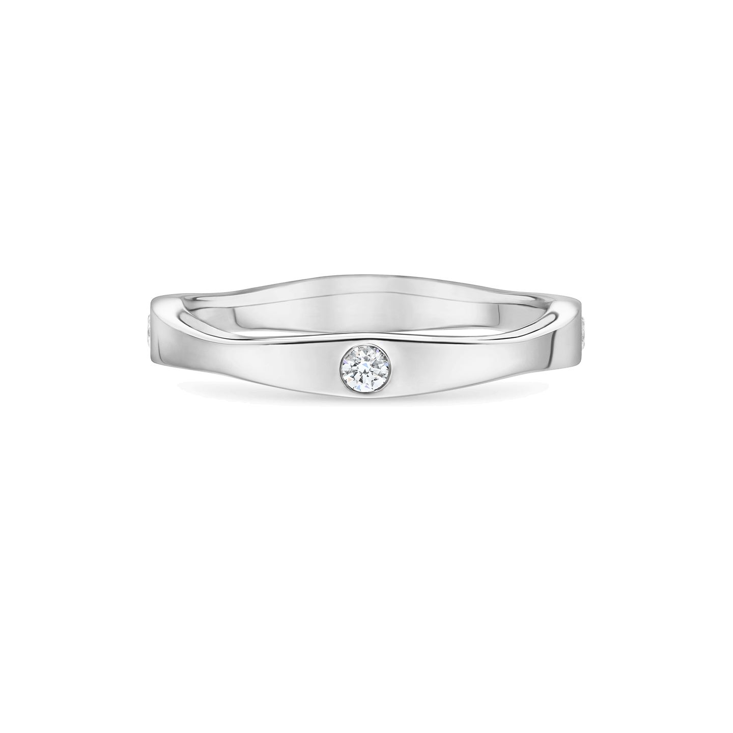Harry Winston(ハリー・ウィンストン)ウェーブ・リング ウェーブ・バンドリング|ハリー・ウィンストン