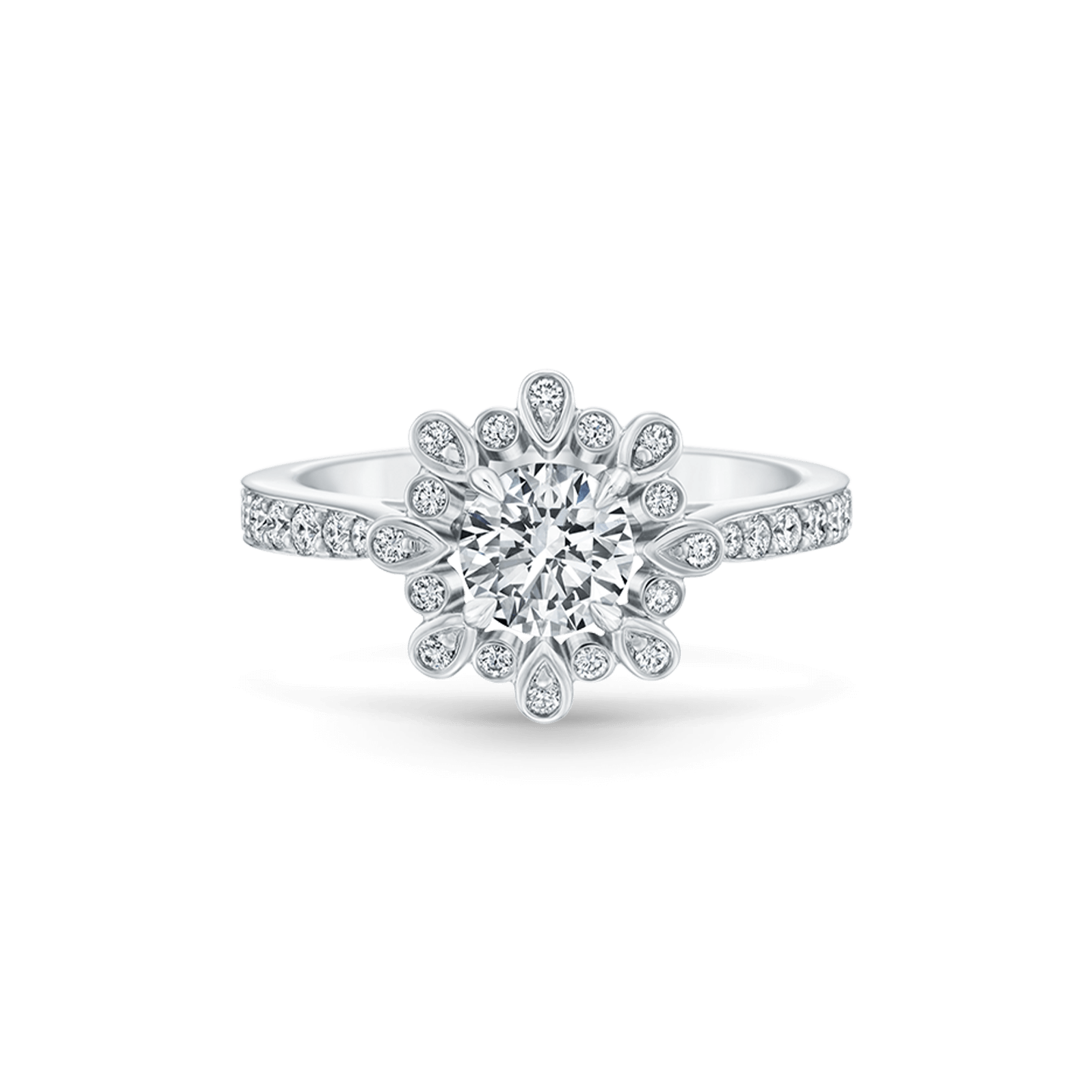 Winston Blossom Diamond Engagement Ring, Product Image 1