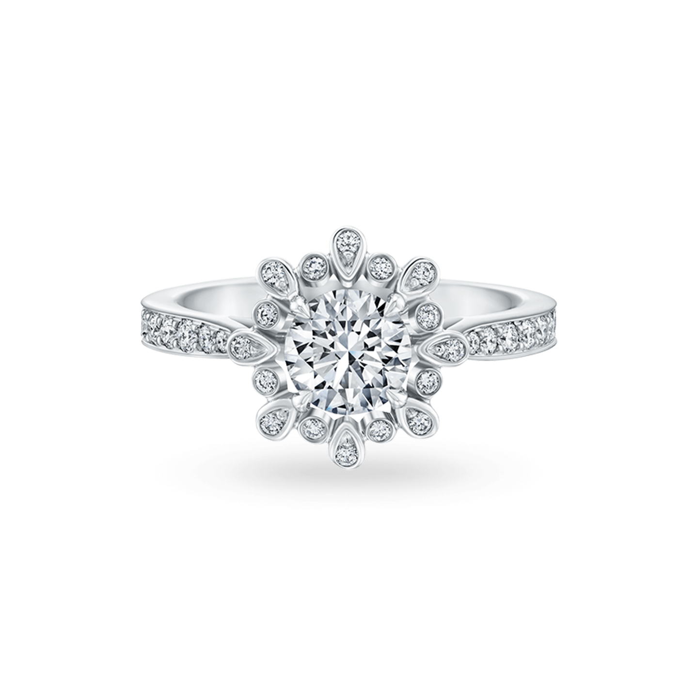 Winston Blossom Engagement Ring Harry Winston