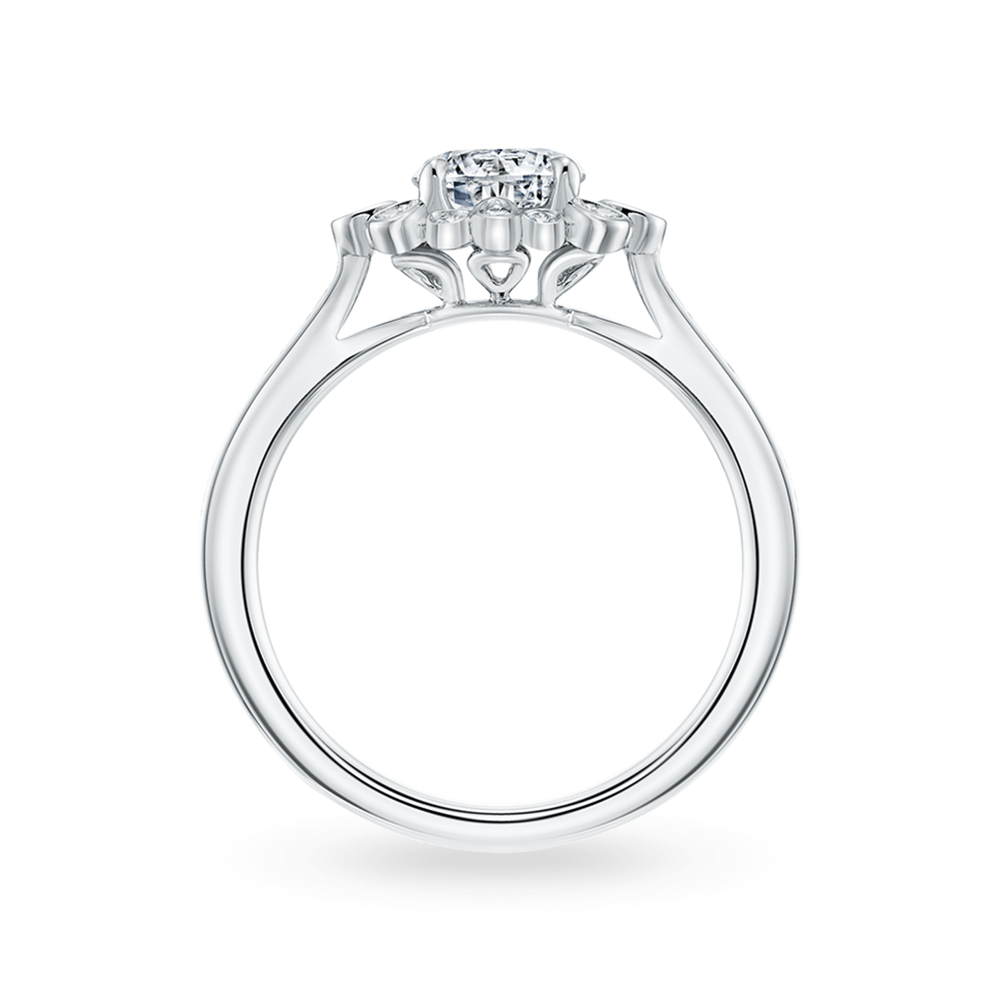 Winston blossom diamond engagement clearance ring