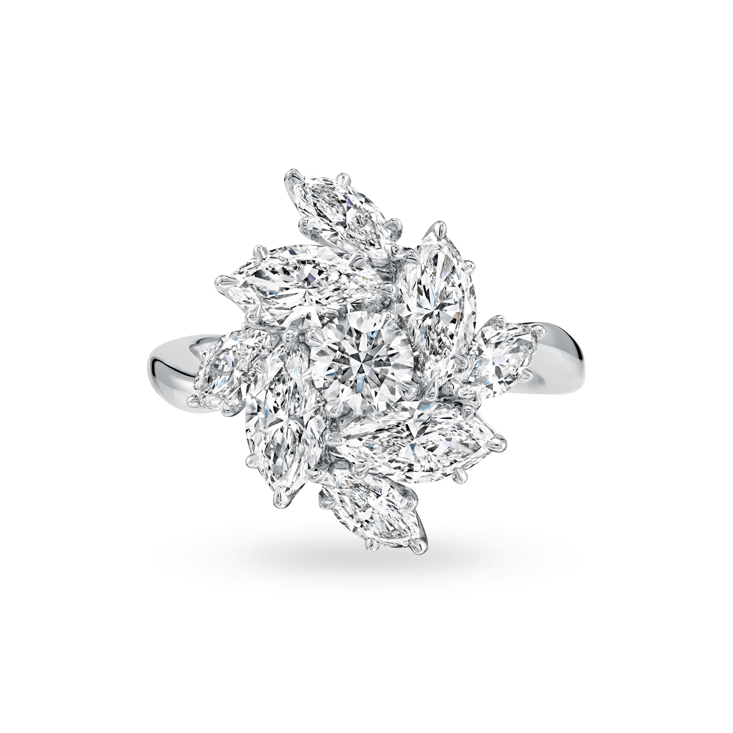 Pirouette Diamond Ring Harry Winston