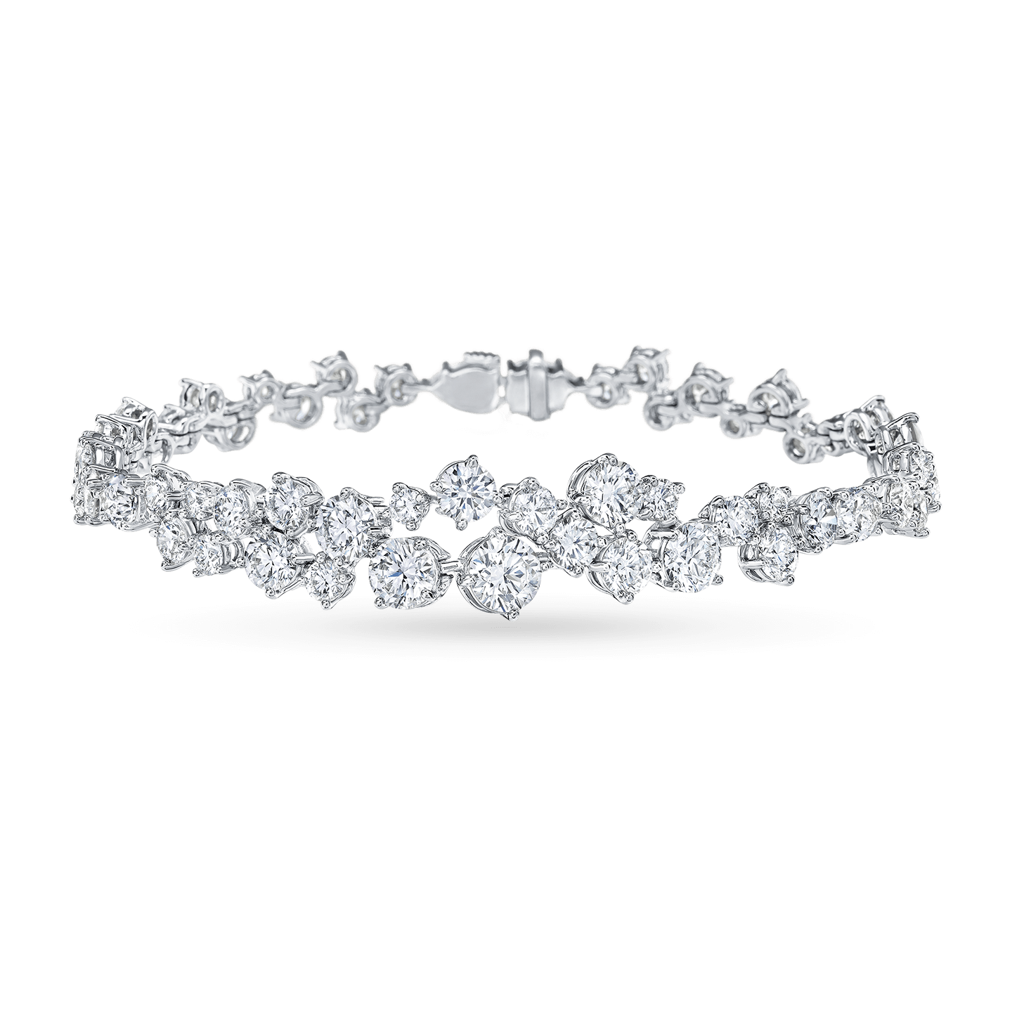 Sparkling Cluster Diamond Bracelet, Product Image 1