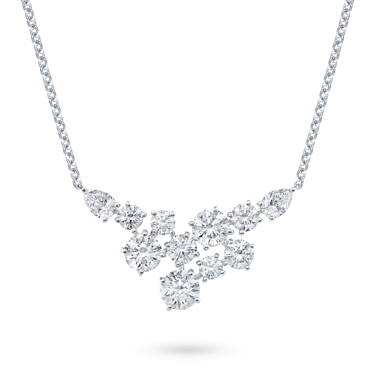 Sparkling Cluster Diamond Pendant, Product Image 1