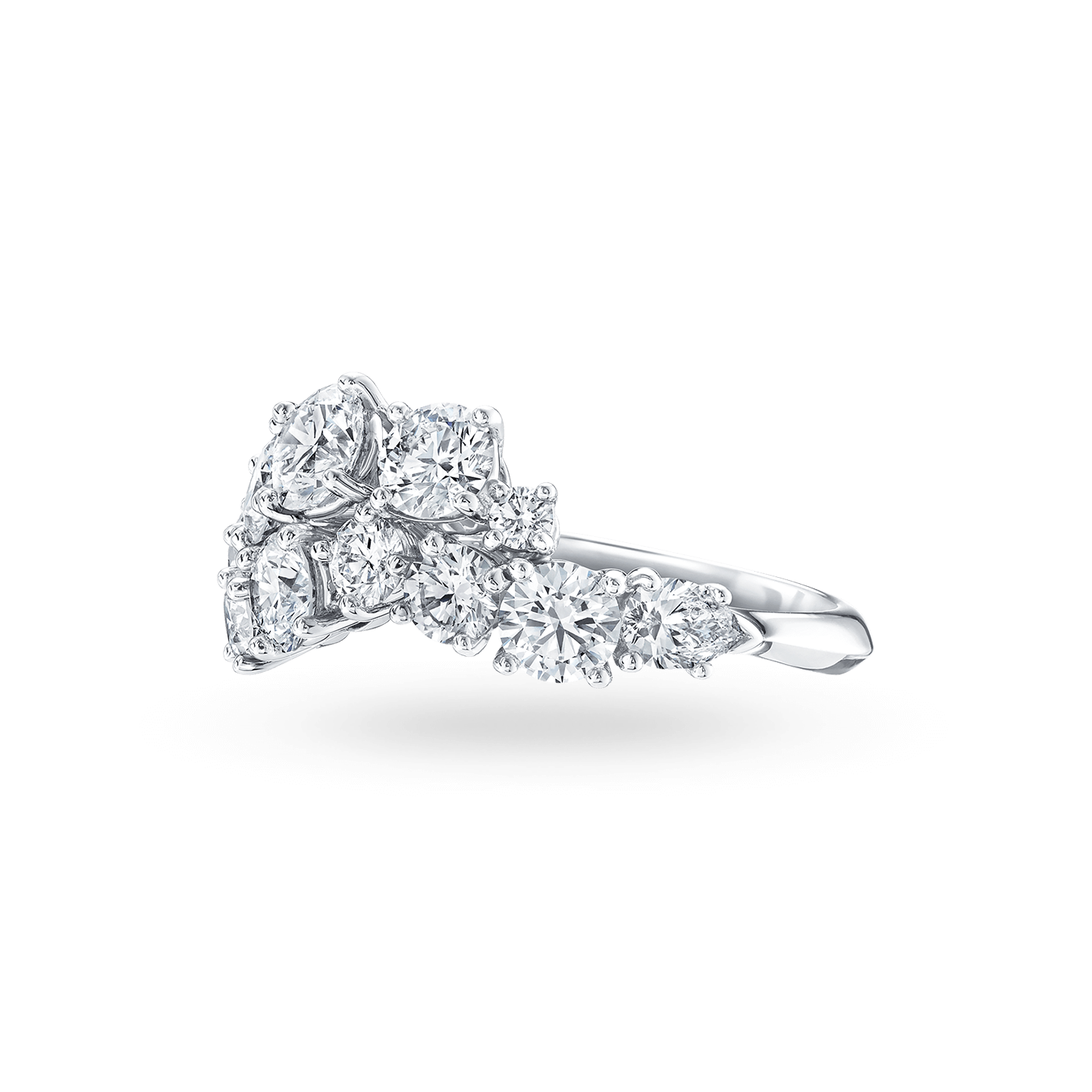 Sparkling Cluster Diamond Ring Harry Winston