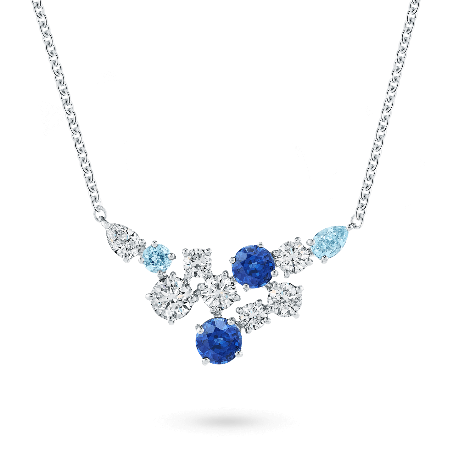 Harry winston hotsell cluster necklace