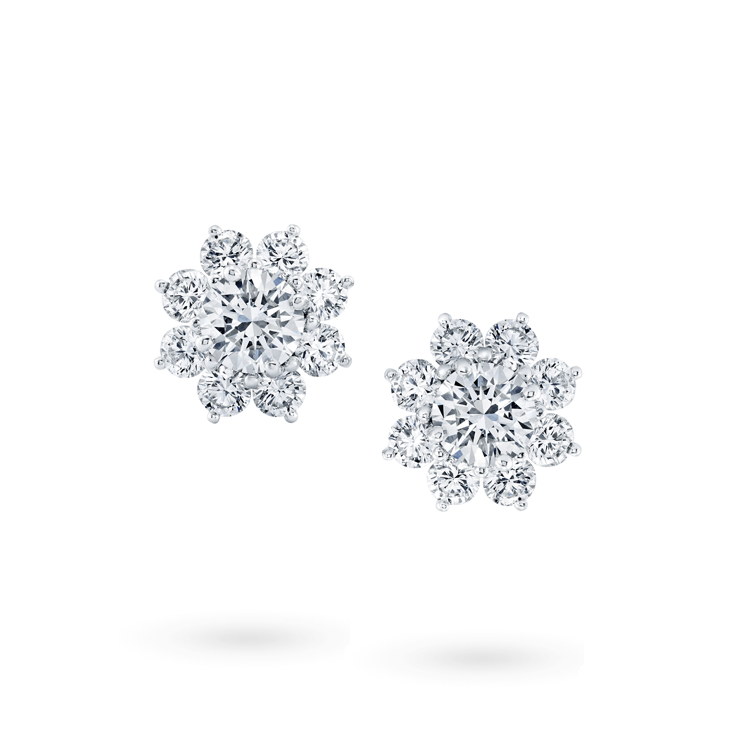 Sunflower Diamond Earrings, Product Image 1