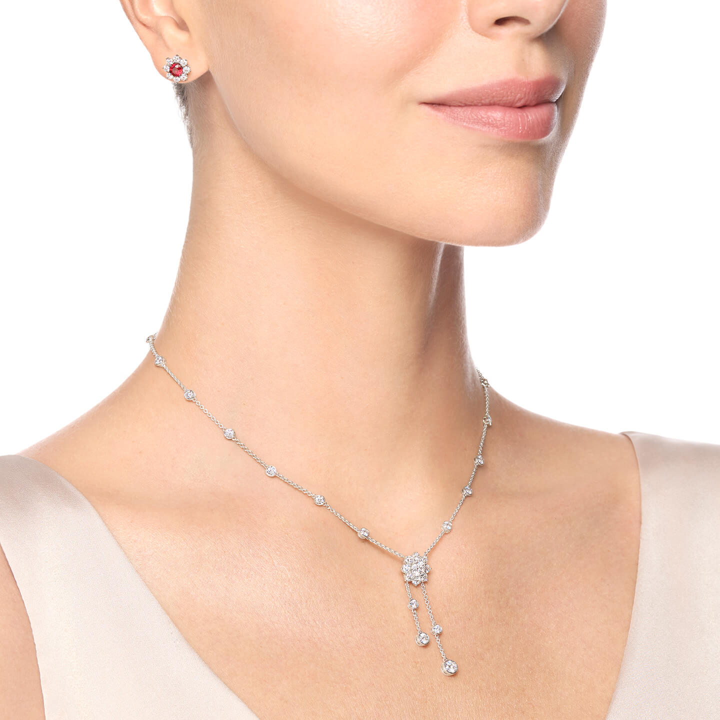 サンフラワー・ラリアットネックレス｜ハリー・ウィンストン