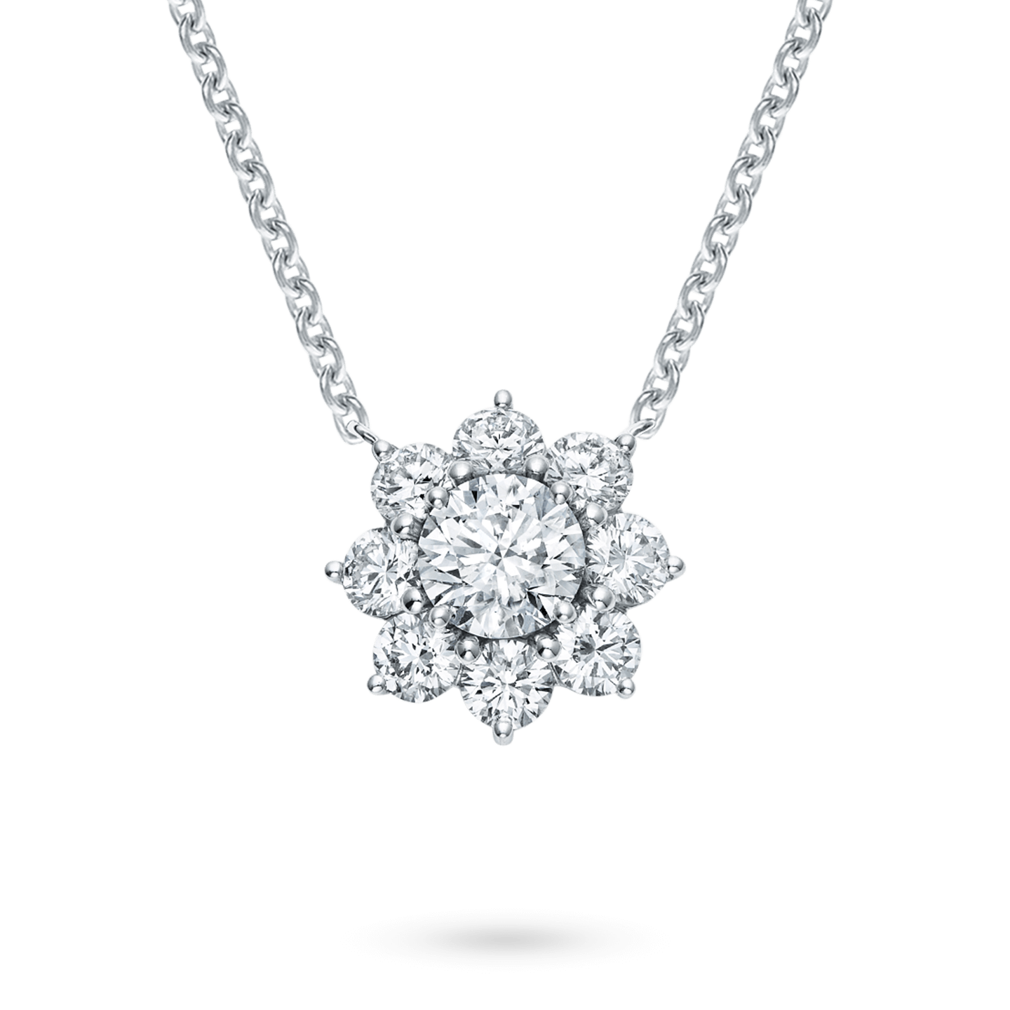 Sunflower Large Diamond Pendant, Product Image 1