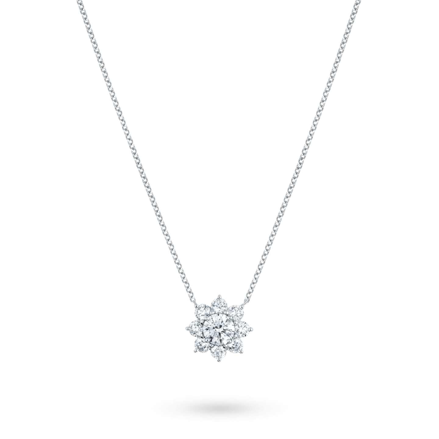 Sunflower Medium Diamond Pendant, Product Image 2