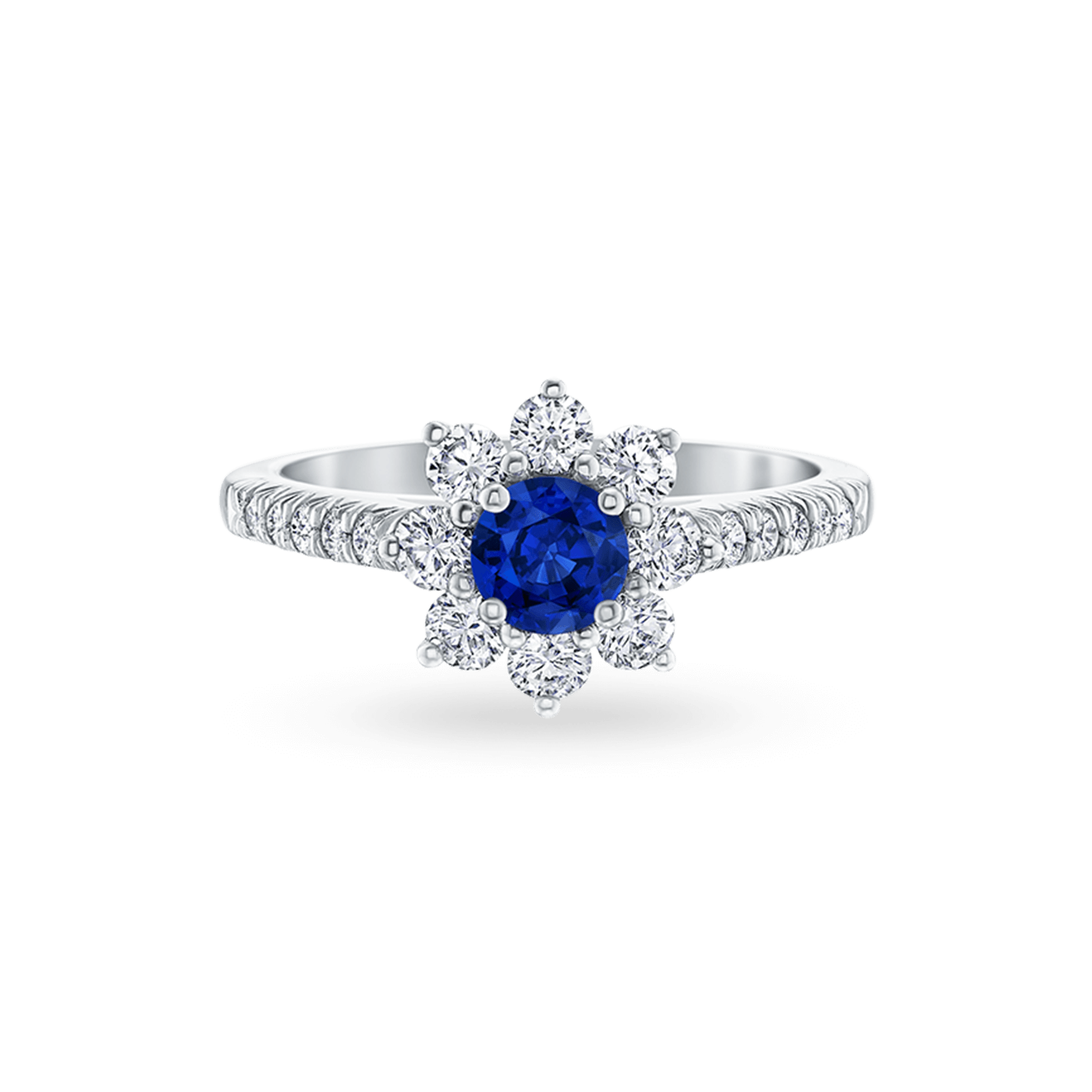 Sunflower Petite Sapphire and Diamond Ring Harry Winston