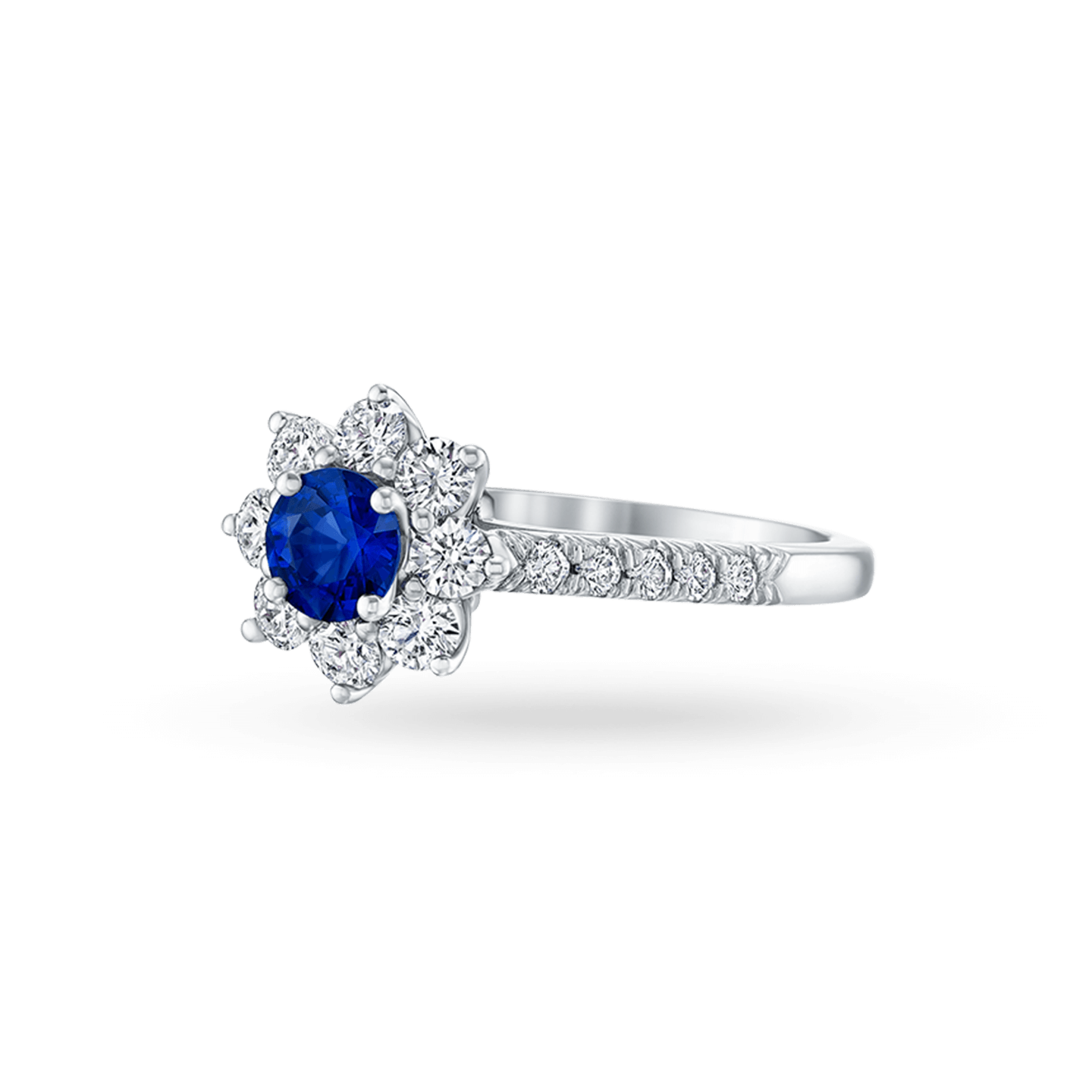 Sunflower Petite Sapphire and Diamond Ring, Product Image 2