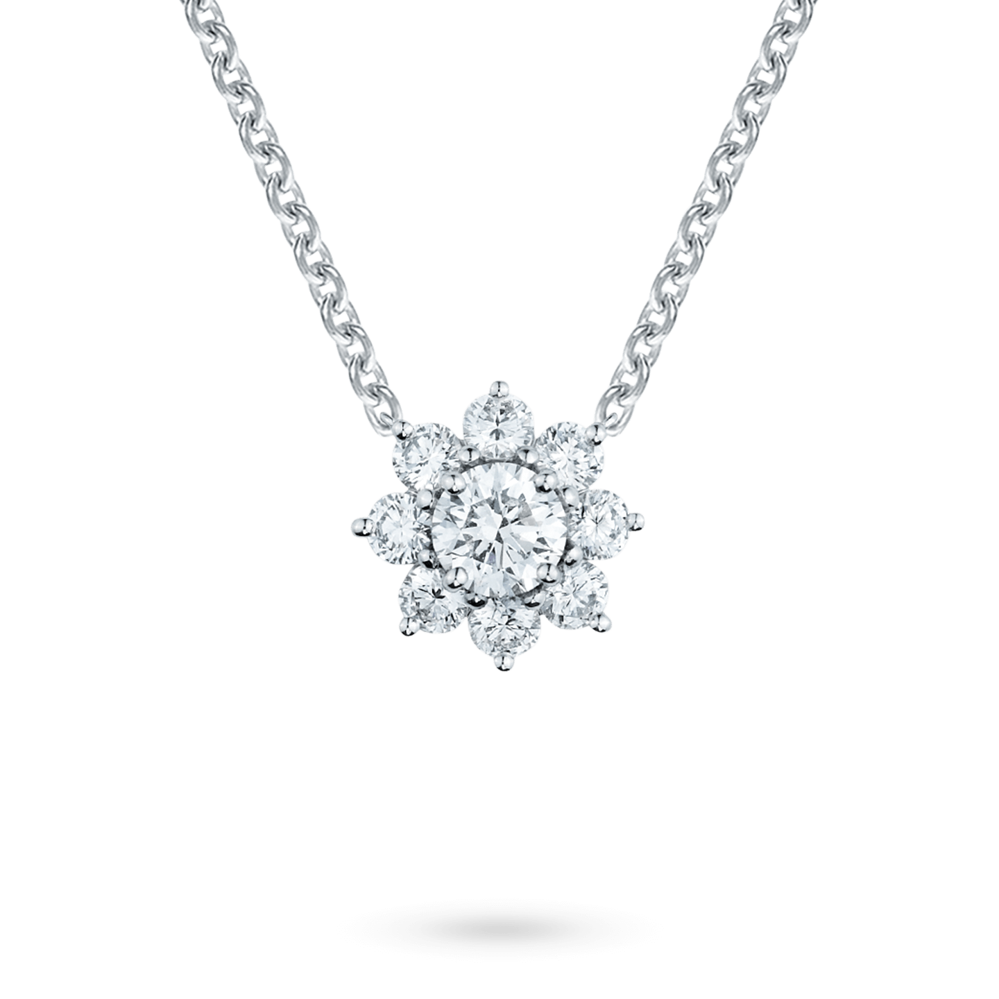 Sunflower Small Diamond Pendant Harry Winston