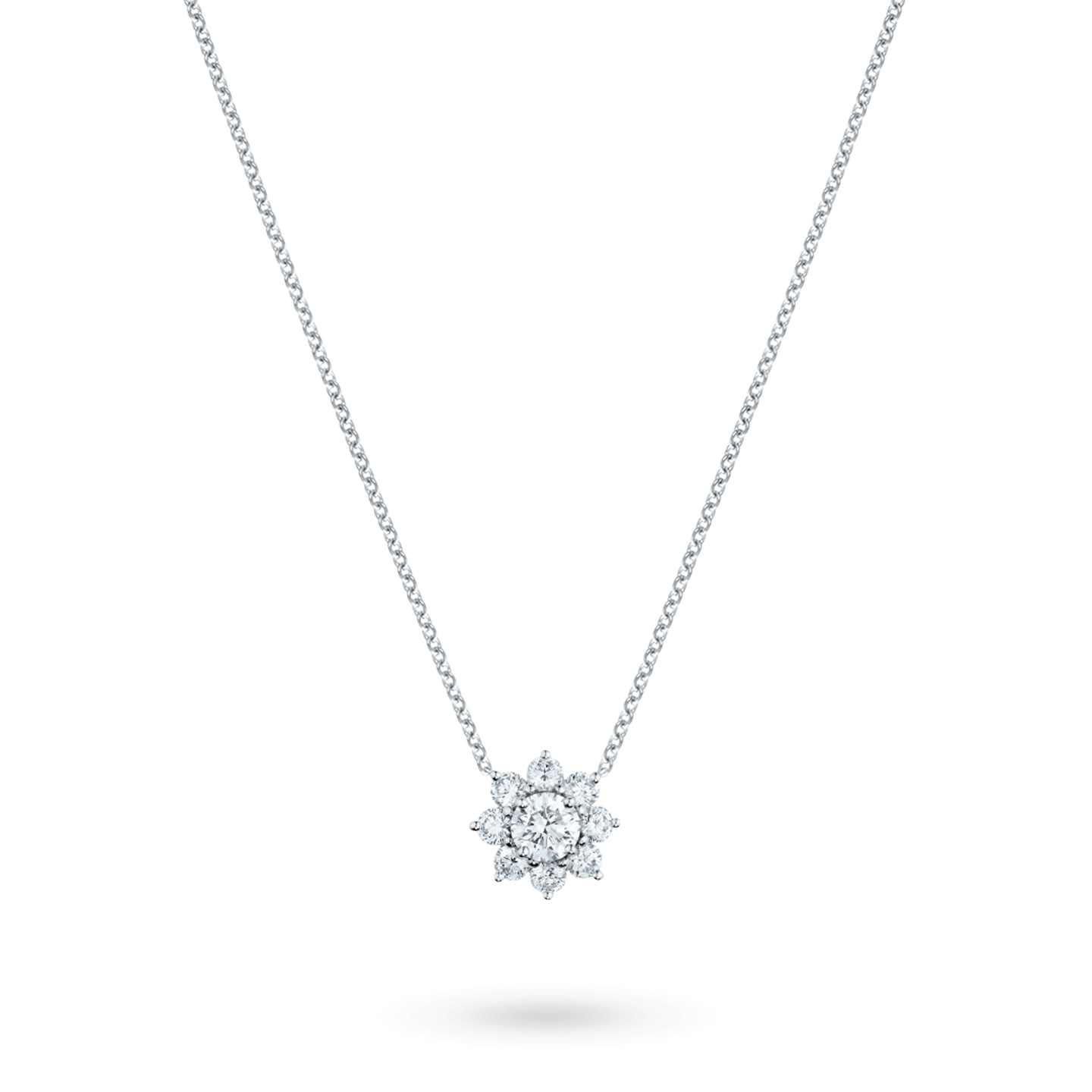 Sunflower Small Diamond Pendant, Product Image 2