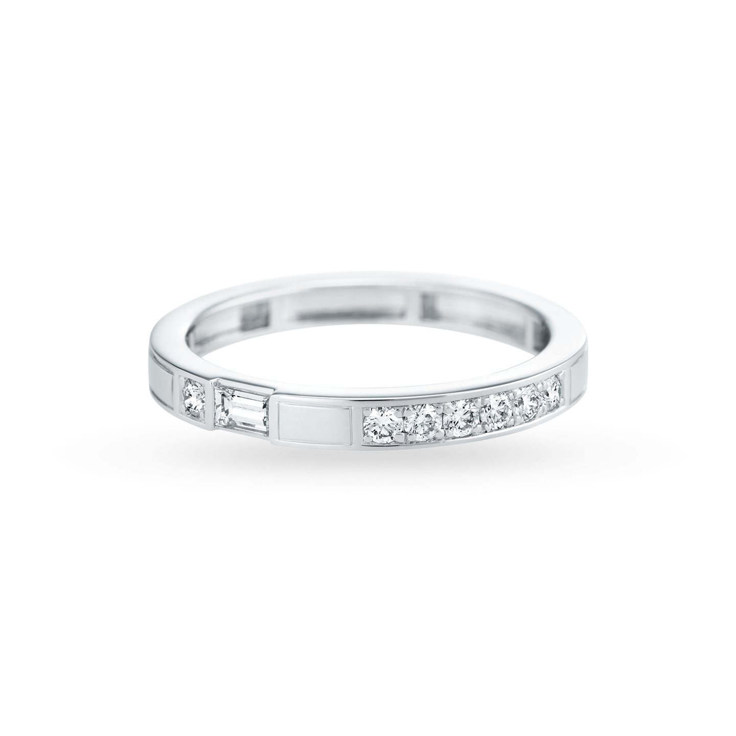 Traffic Diamond Platinum Wedding Band Harry Winston