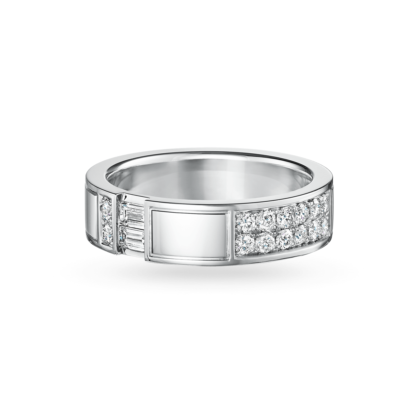 Traffic Wide Diamond Wedding Band Harry Winston