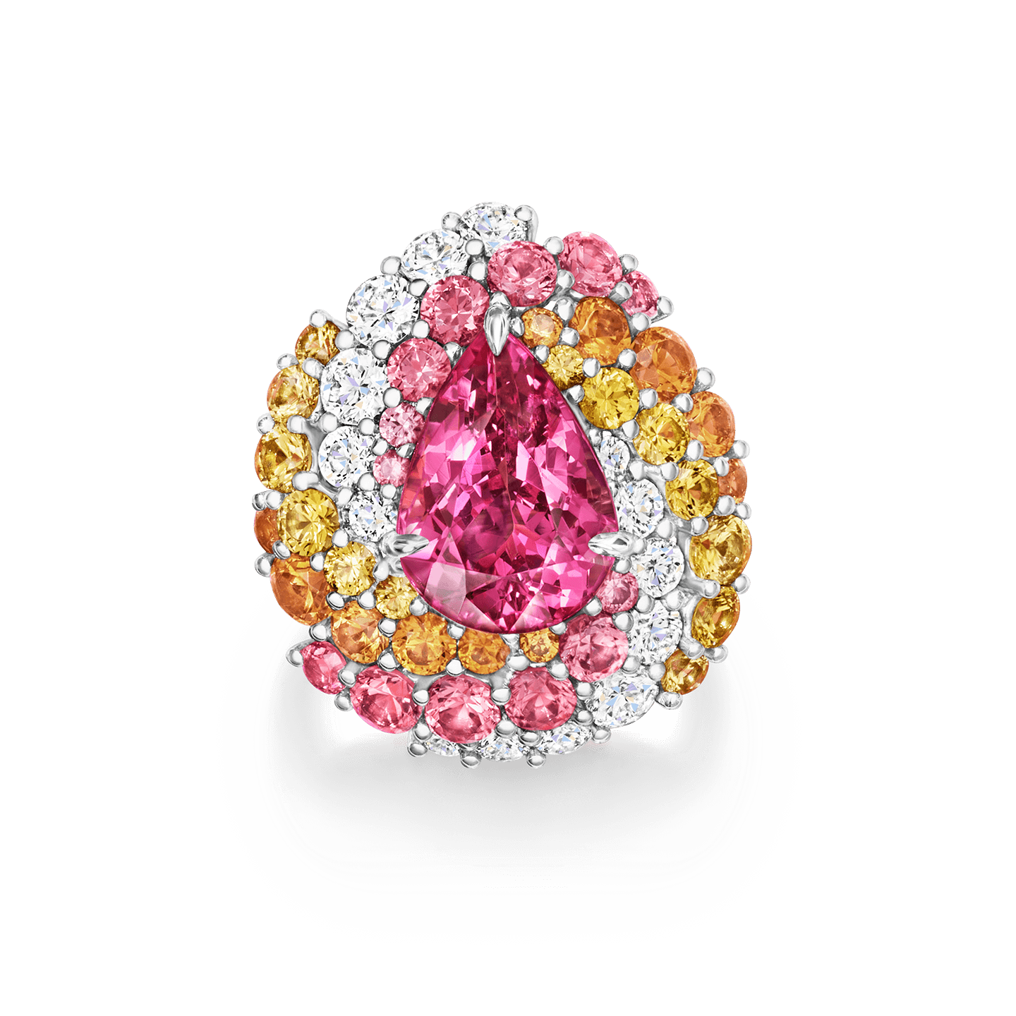 Winston Candy Reddish Pink Spinel Ring