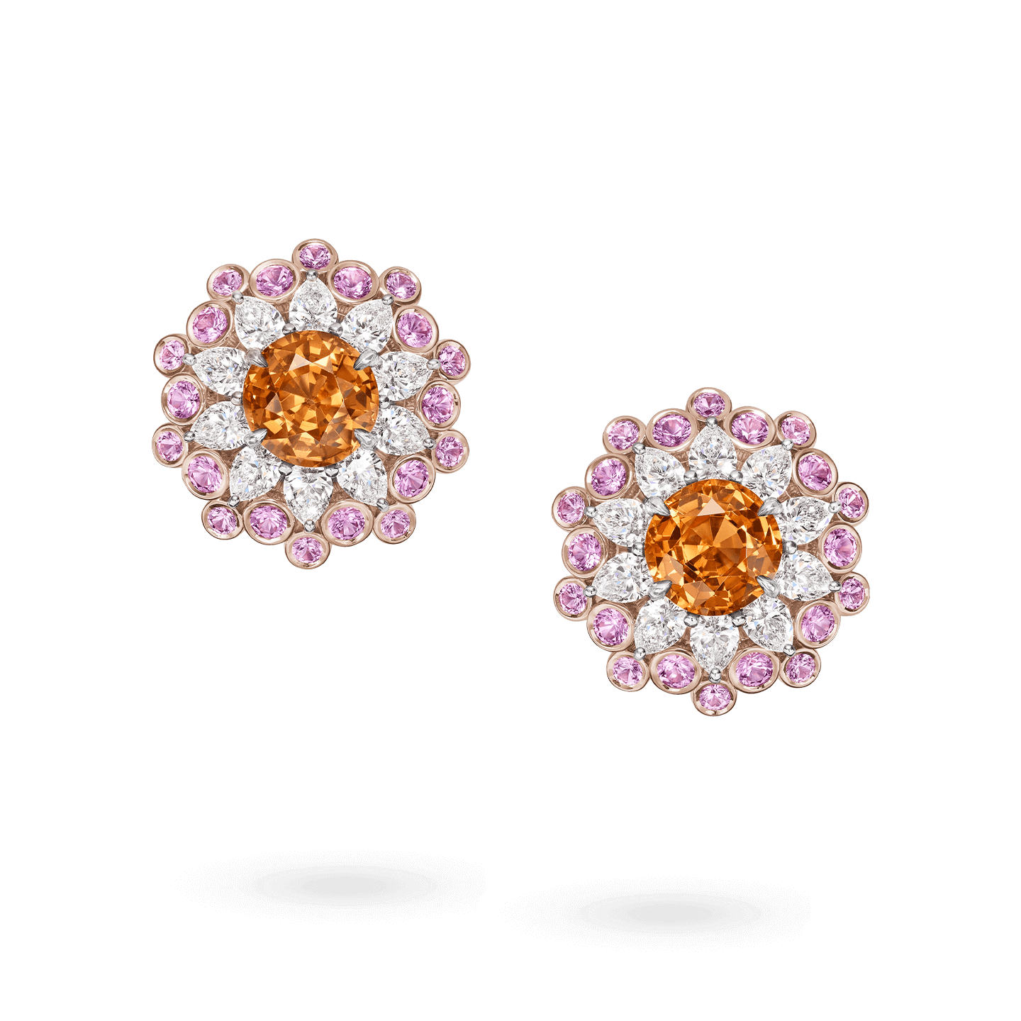 Boucles d'oreilles Winston Candy en spessartite