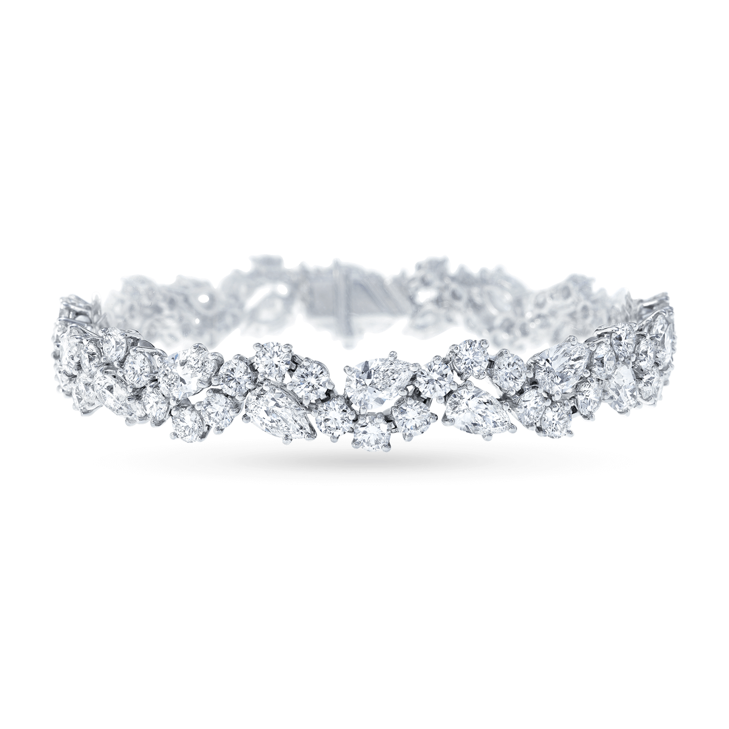 Winston Cluster Diamond Bracelet, Product Image 1