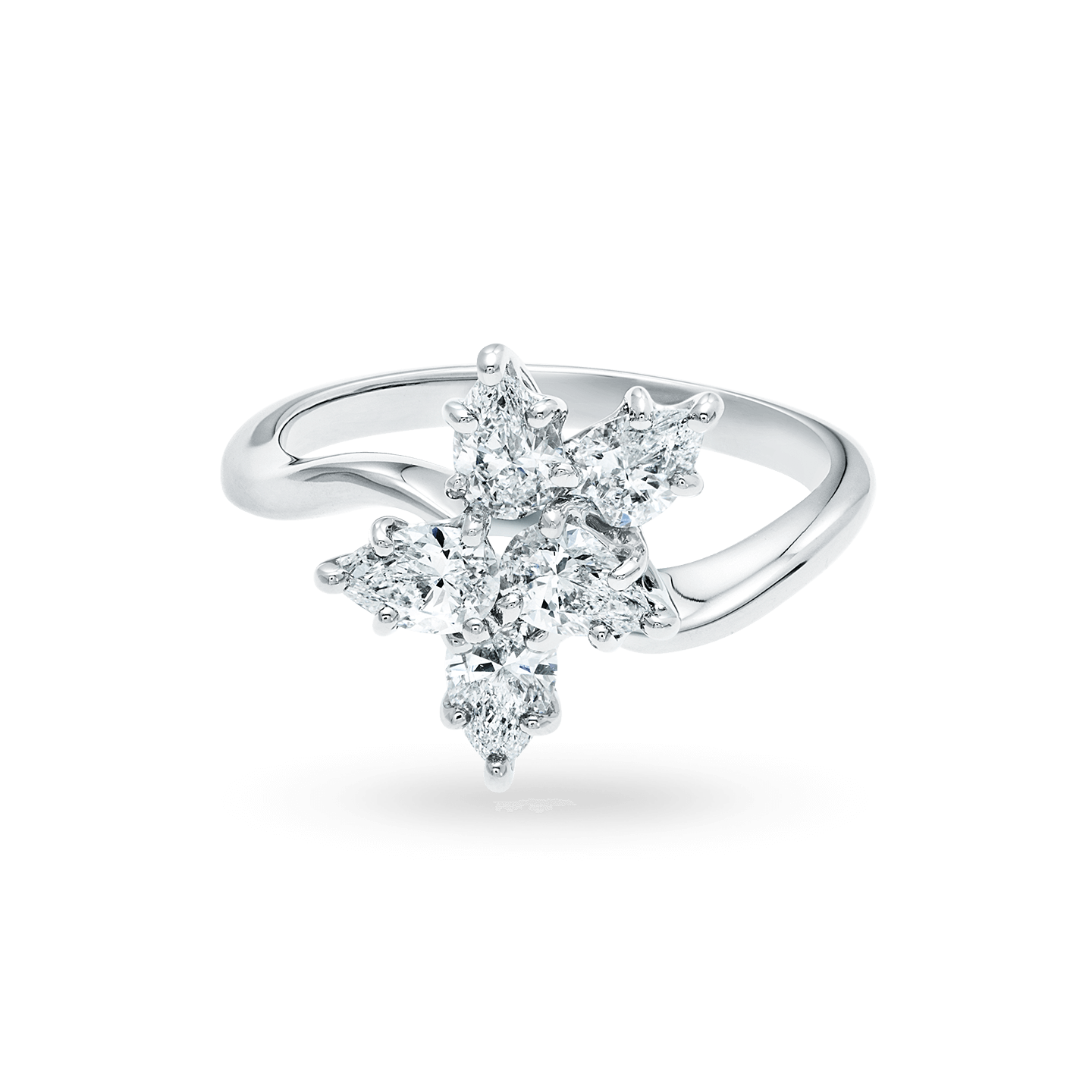 Winston Cluster Small Diamond Ring, Product Image 1
