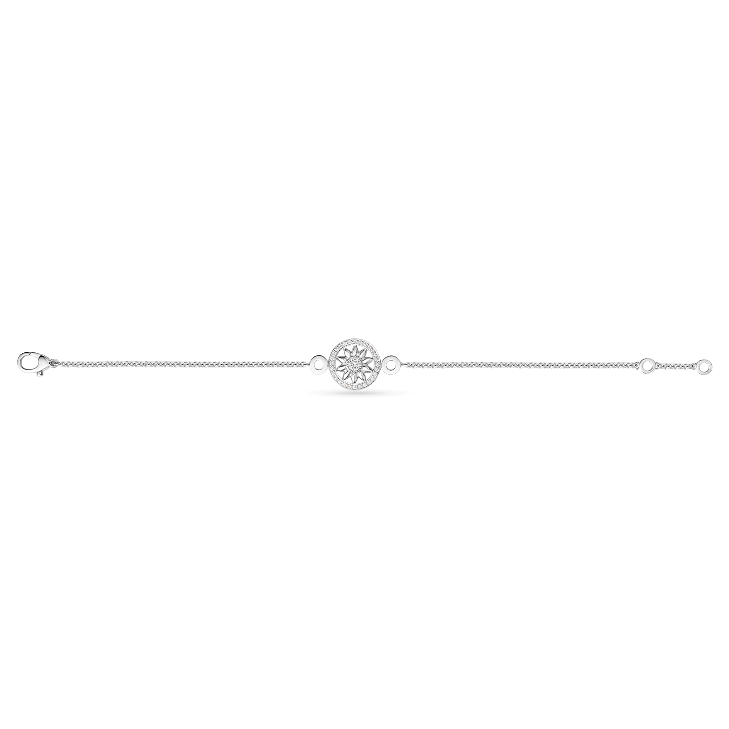 Full length view of theWinston Gates Platinum Diamond Bracelet