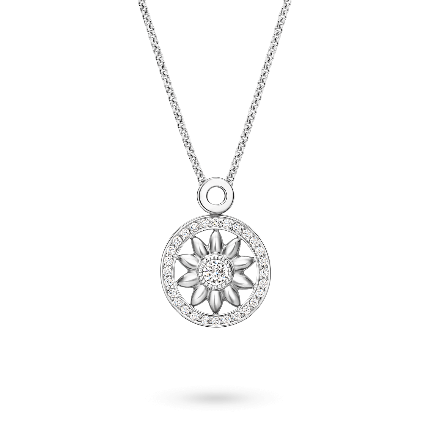Winston Gates Platinum Diamond Pendant, Product Image 1