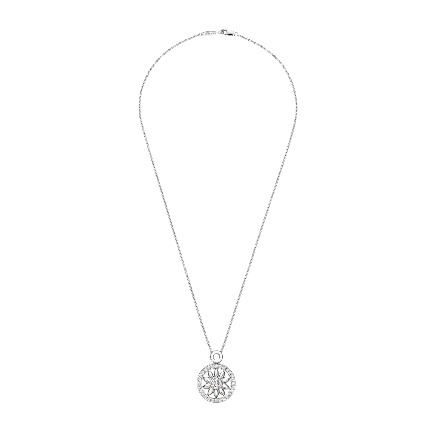 Winston Gates Platinum Diamond Pendant, Product Image 2