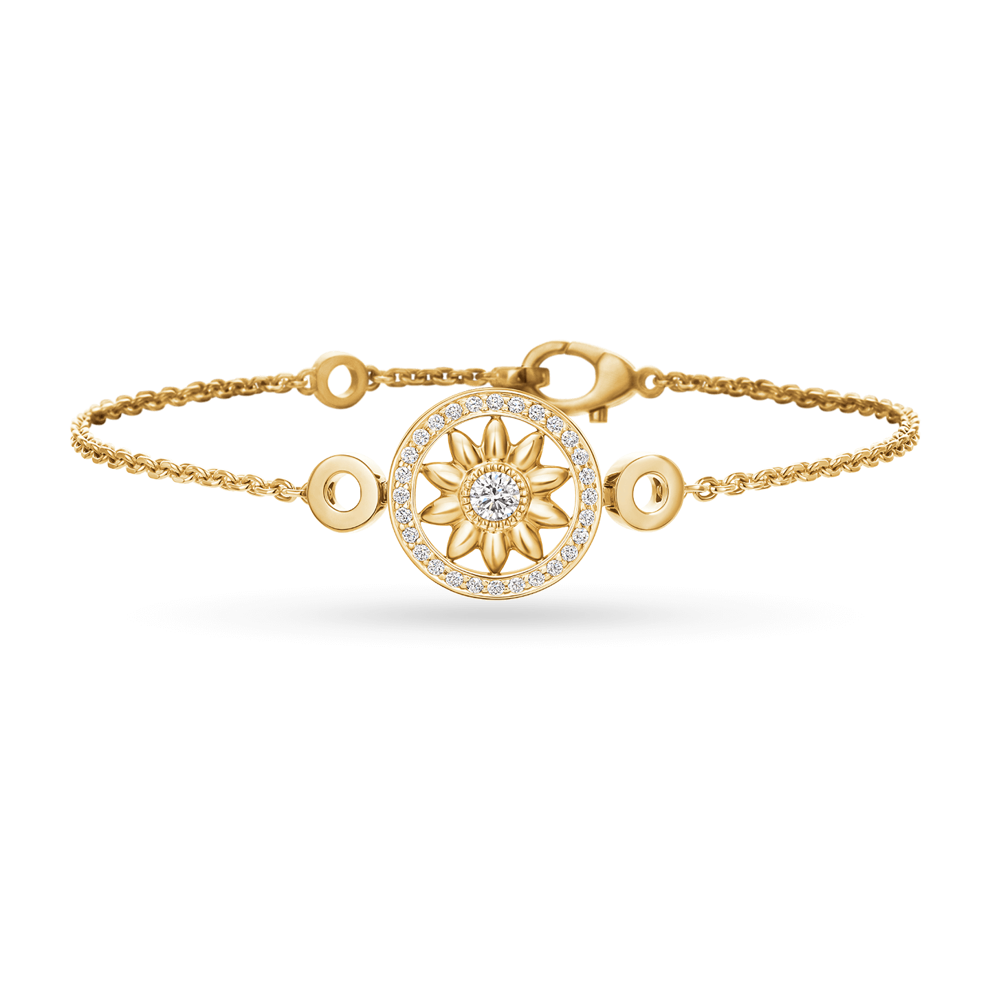 Winston Gates Yellow Gold Diamond Bracelet, Product Image 1