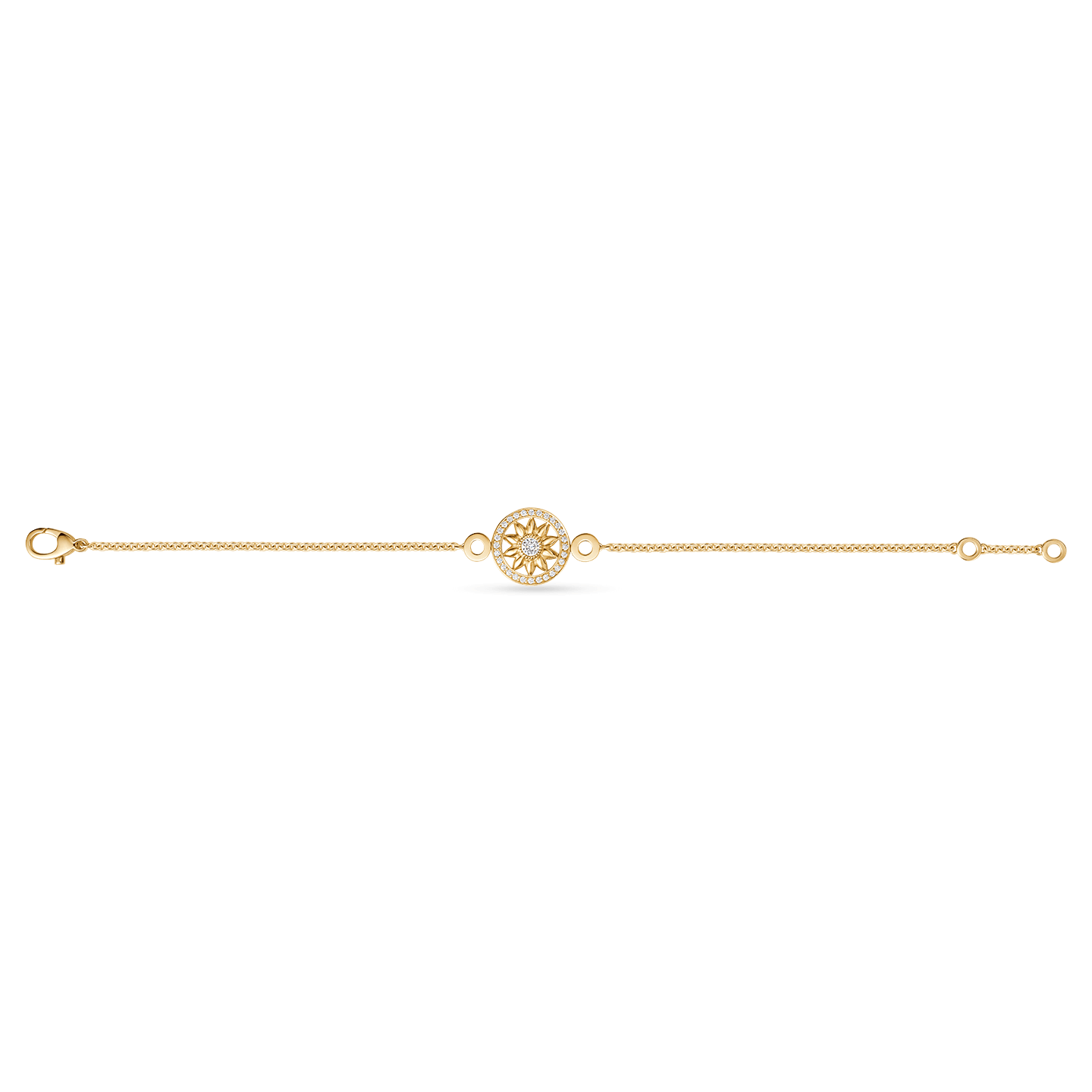 Winston Gates Yellow Gold Diamond Bracelet, Product Image 2