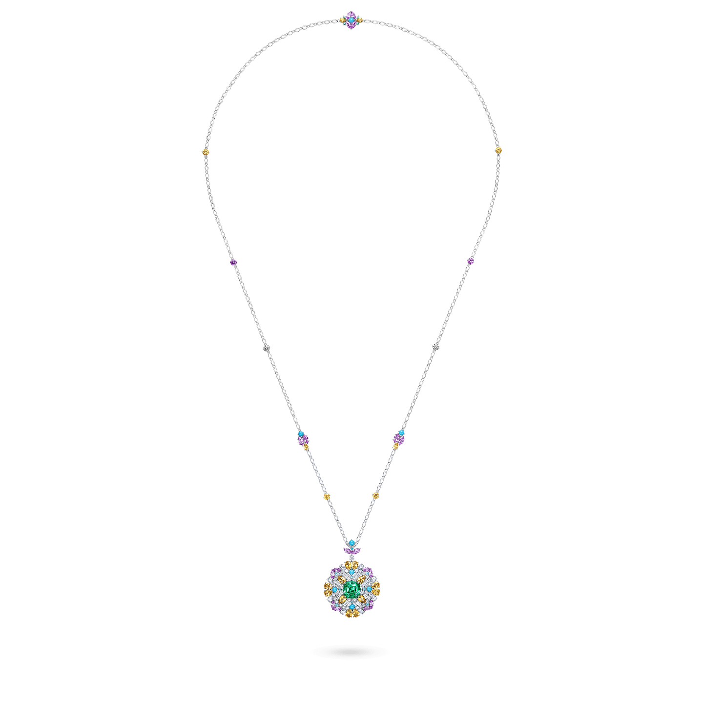 Winston Kaleidoscope Green Tourmaline Pendant by Harry Winston. 