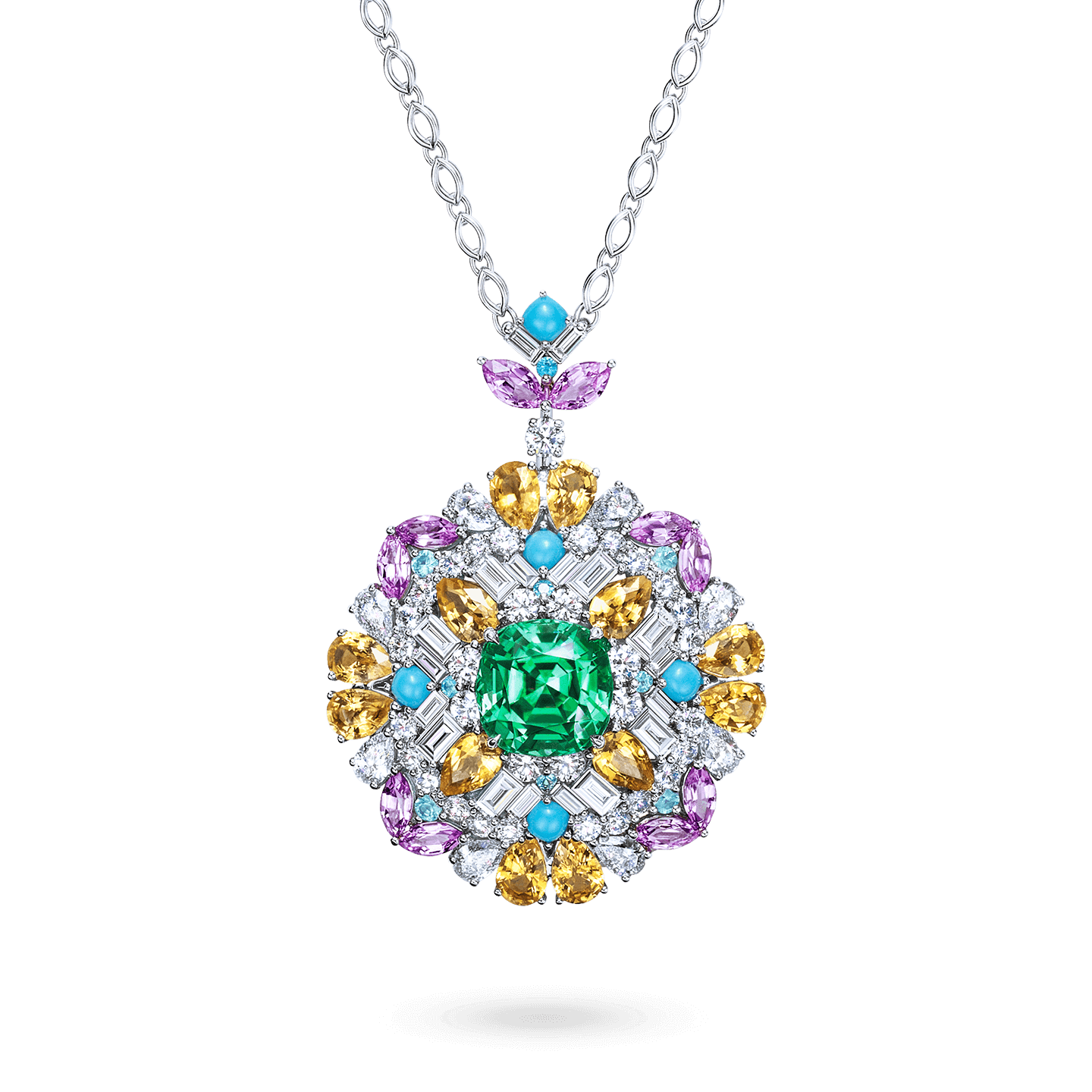 Pendentif Winston Kaleidoscope en tourmaline verte par Harry Winston.